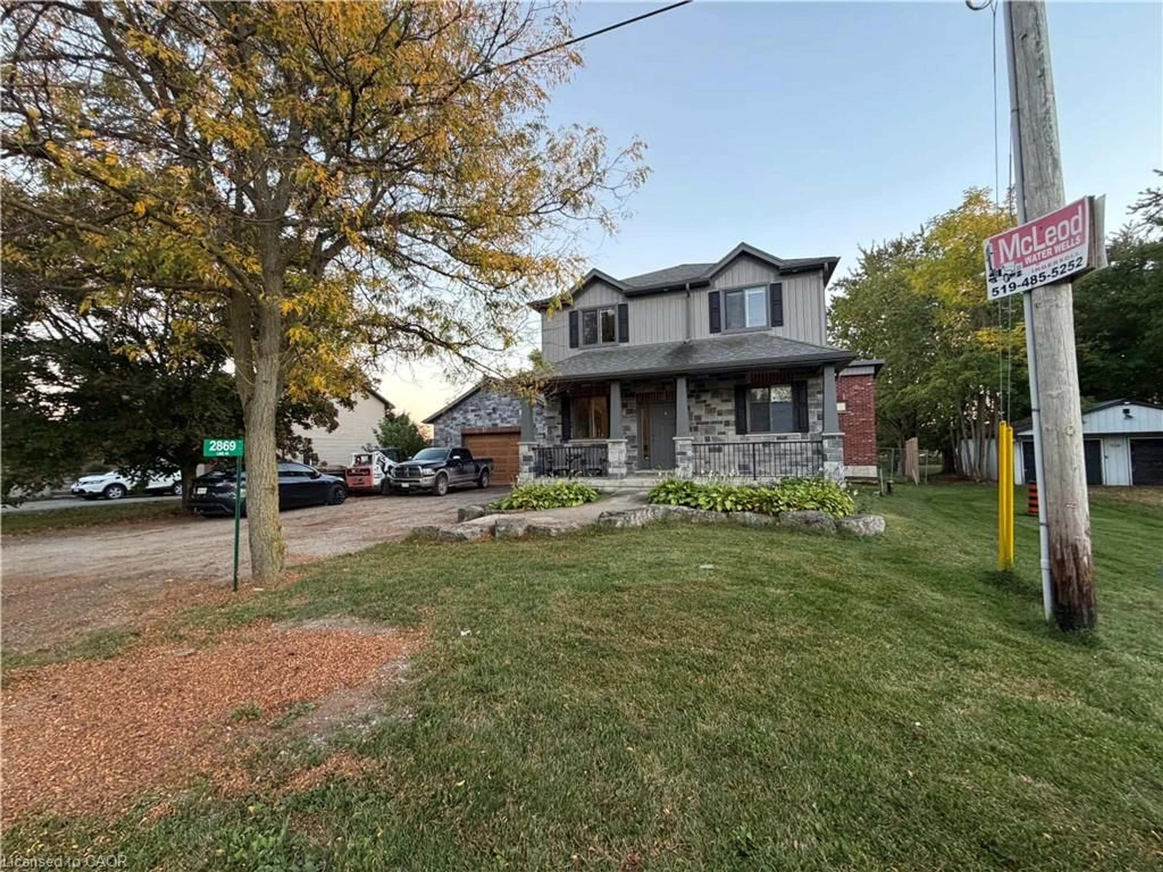 Home with brick exterior material, street for 2869 Line 45 Line, Gadshill Ontario N0K 1J0