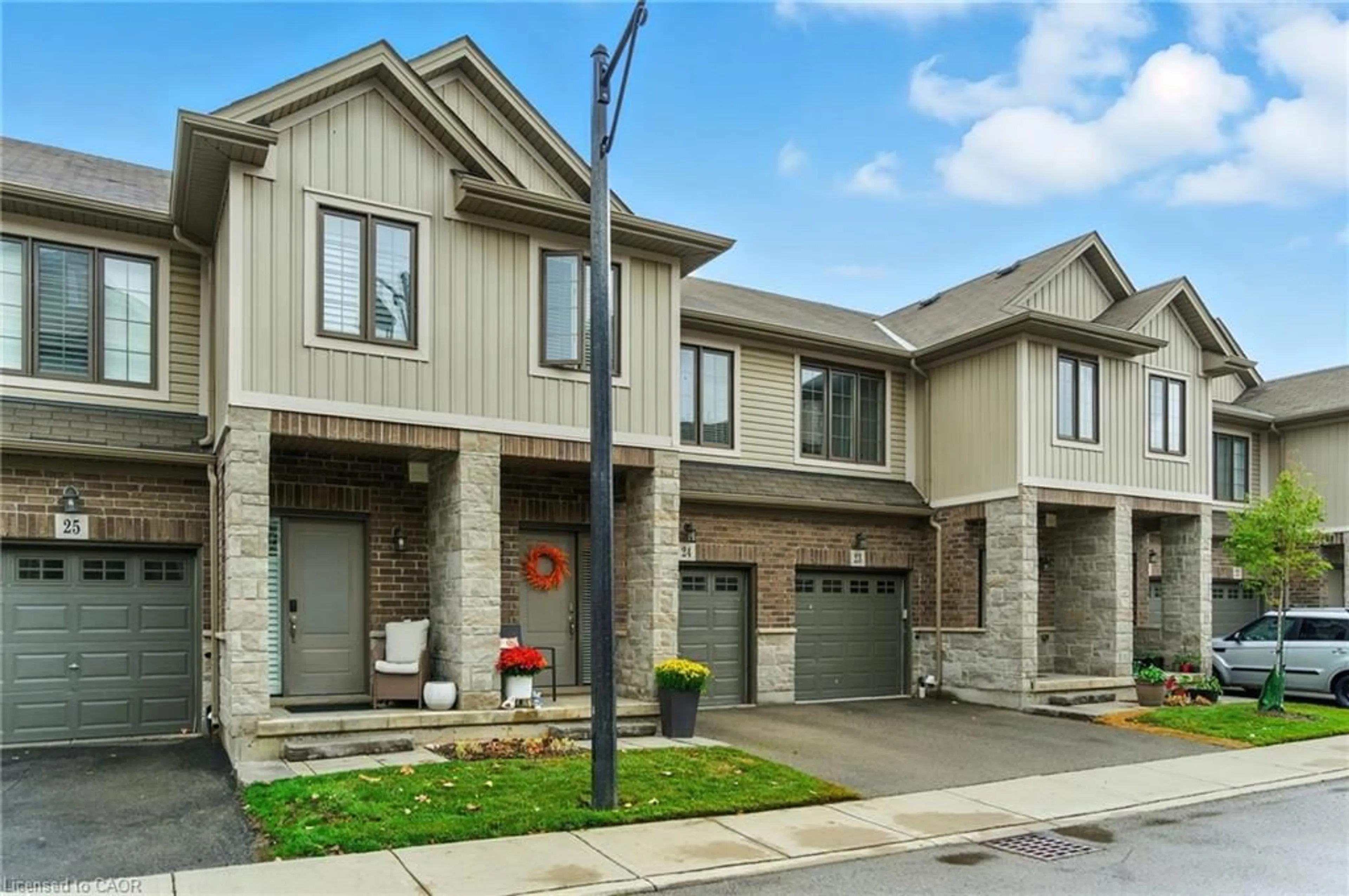 Home with brick exterior material, street for 377 Glancaster Rd #24, Hamilton Ontario L9G 0G4