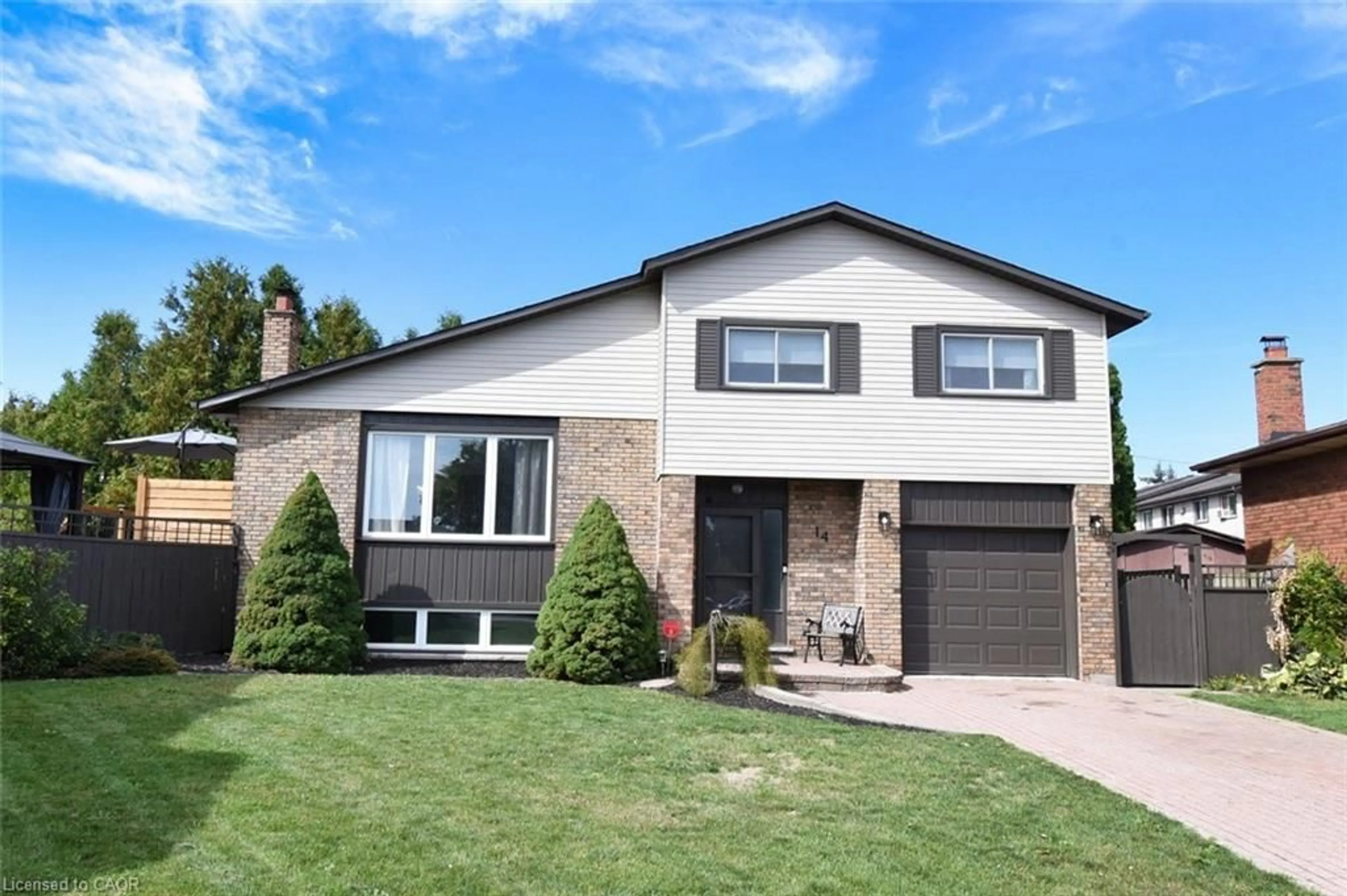 Home with brick exterior material, street for 14 Basin Cres, Hamilton Ontario L8T 4W8