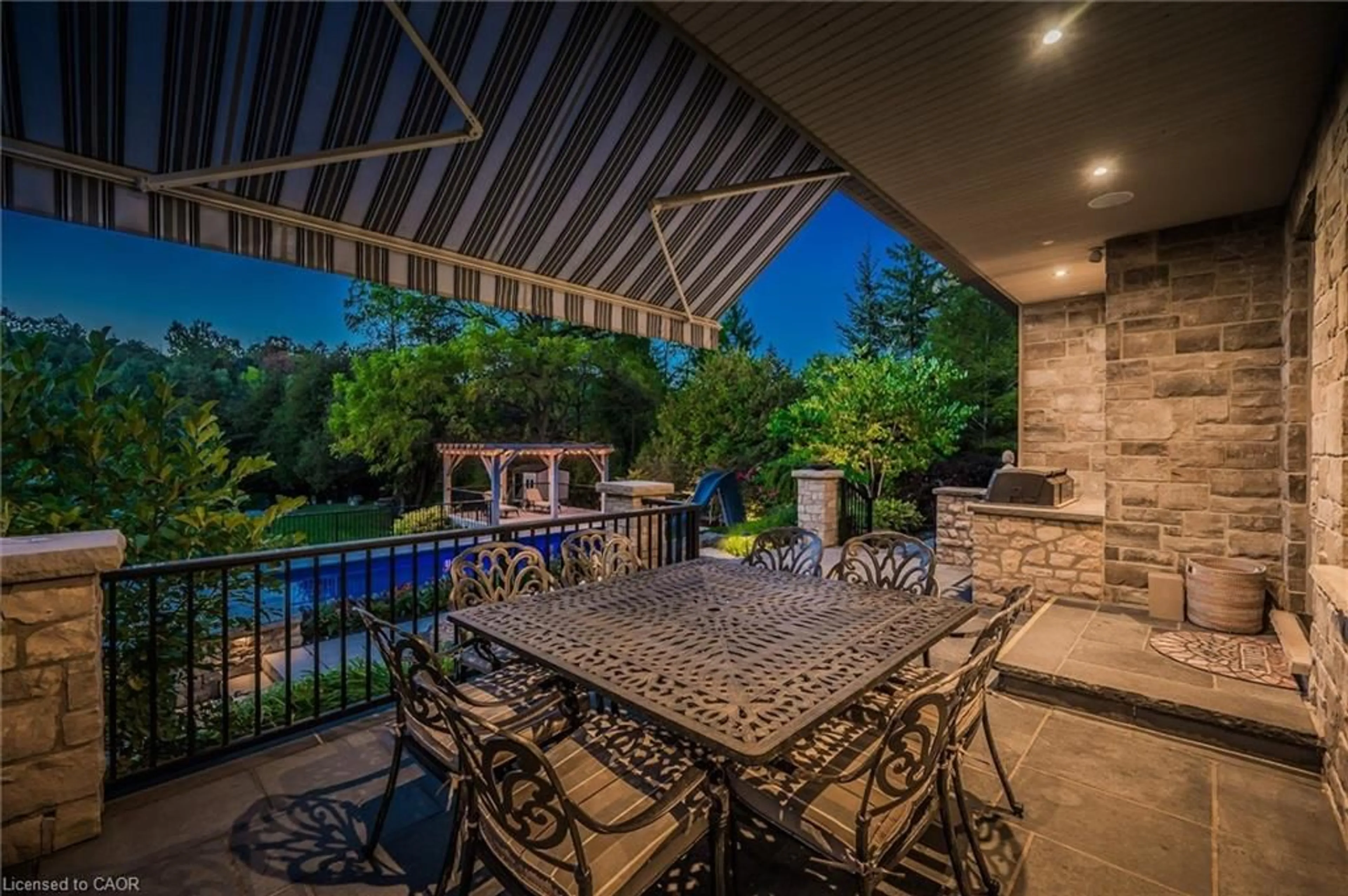 Patio, water/lake/river/ocean view for 506 James St, Elora Ontario N0B 1S0