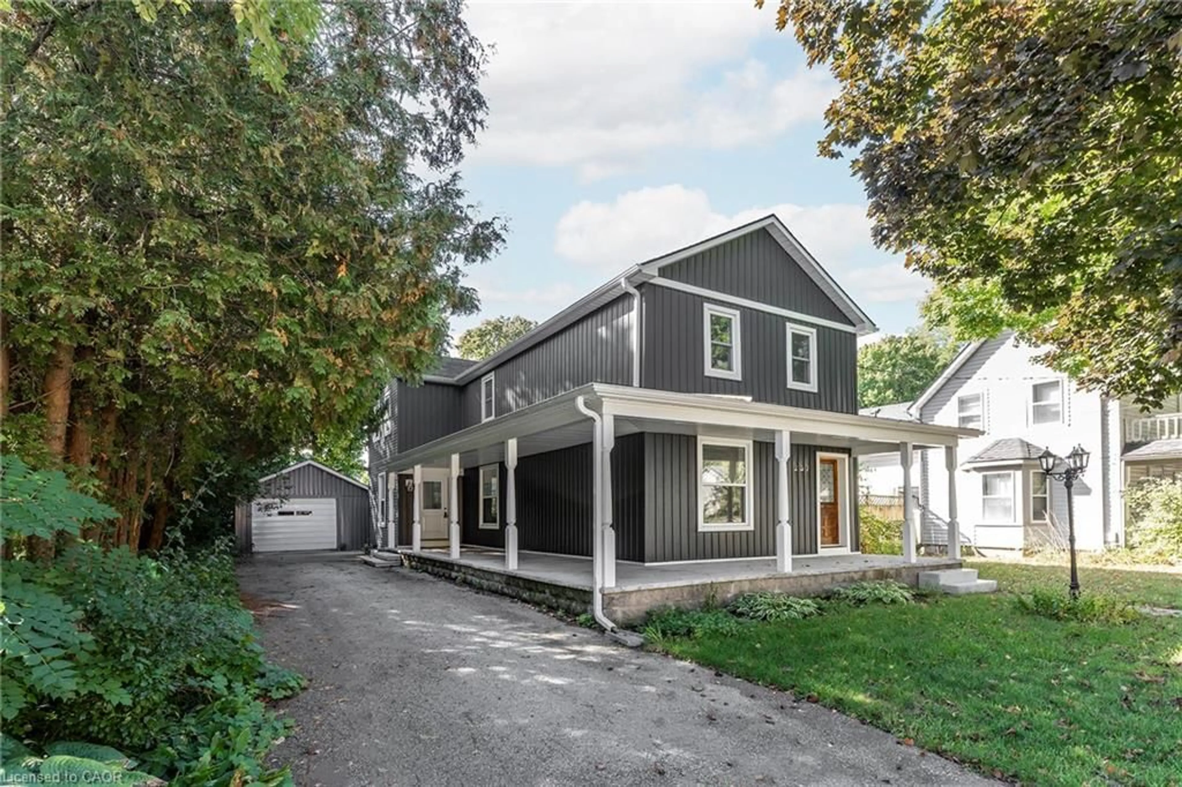 Home with vinyl exterior material, street for 237 Main St, Otterville Ontario N0J 1R0