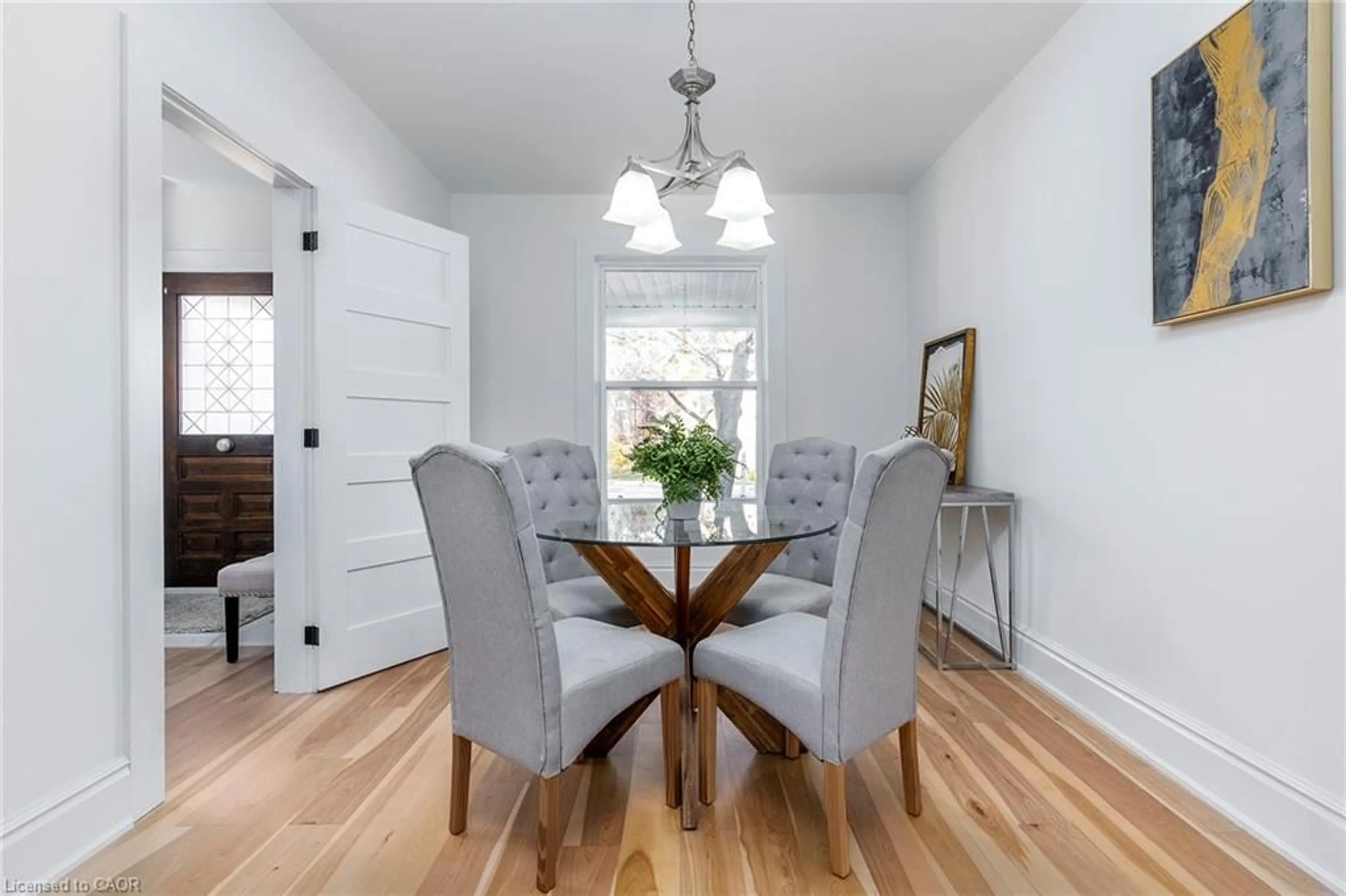 Dining room, wood/laminate floor for 237 Main St, Otterville Ontario N0J 1R0