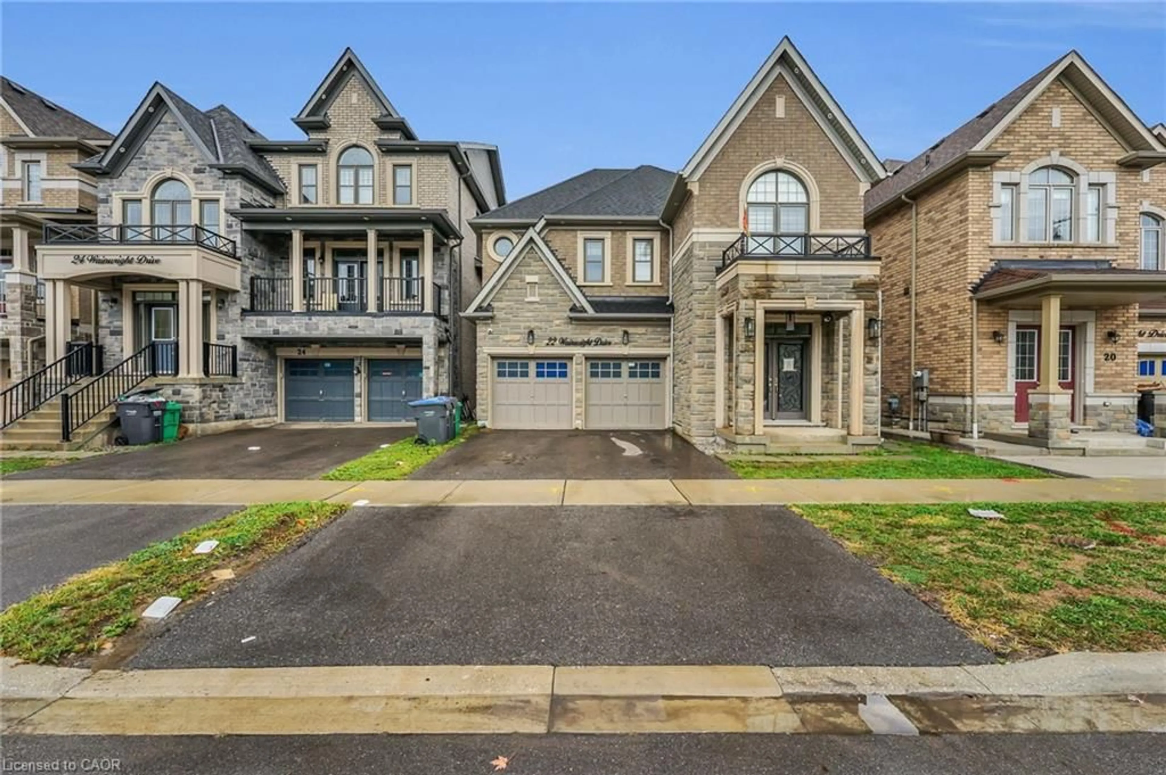 Home with brick exterior material, street for 22 Wainwright Dr, Brampton Ontario L7A 4Y5