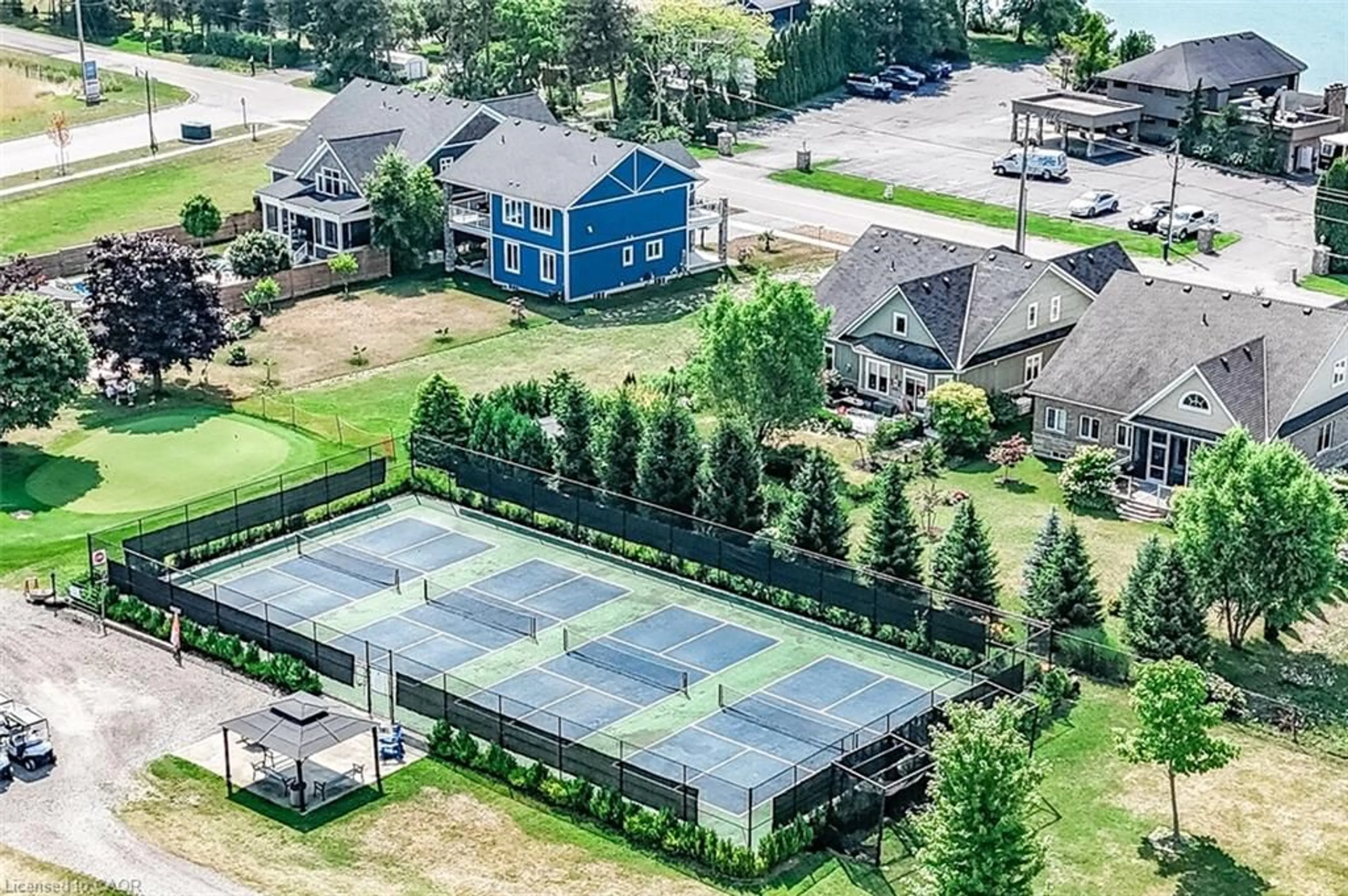 A pic from outside/outdoor area/front of a property/back of a property/a pic from drone, unknown for 22 Gamble Lane, Port Dover Ontario N0A 1N3