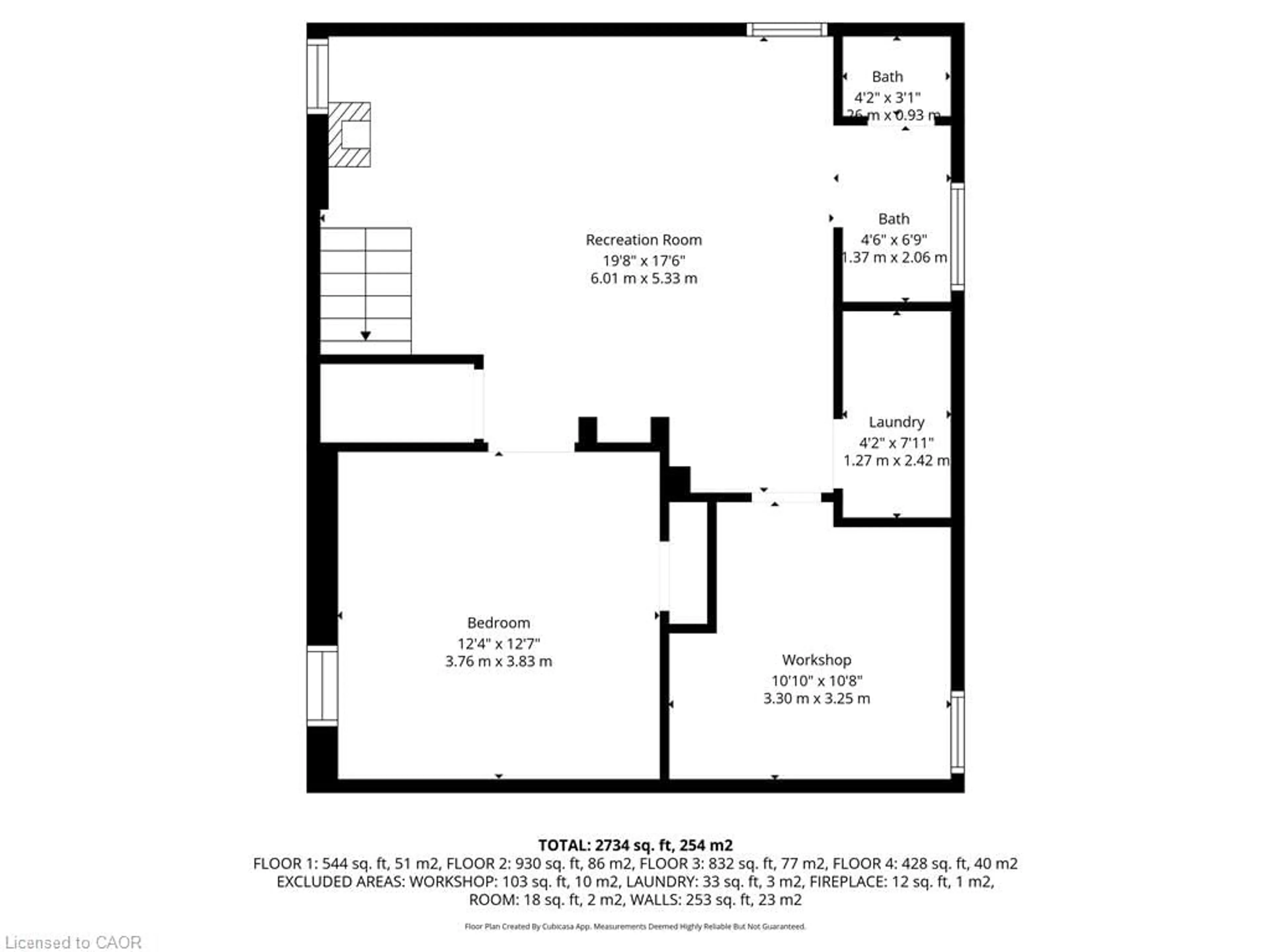 Floor plan for 11 Holton Ave, Hamilton Ontario L8M 2L3