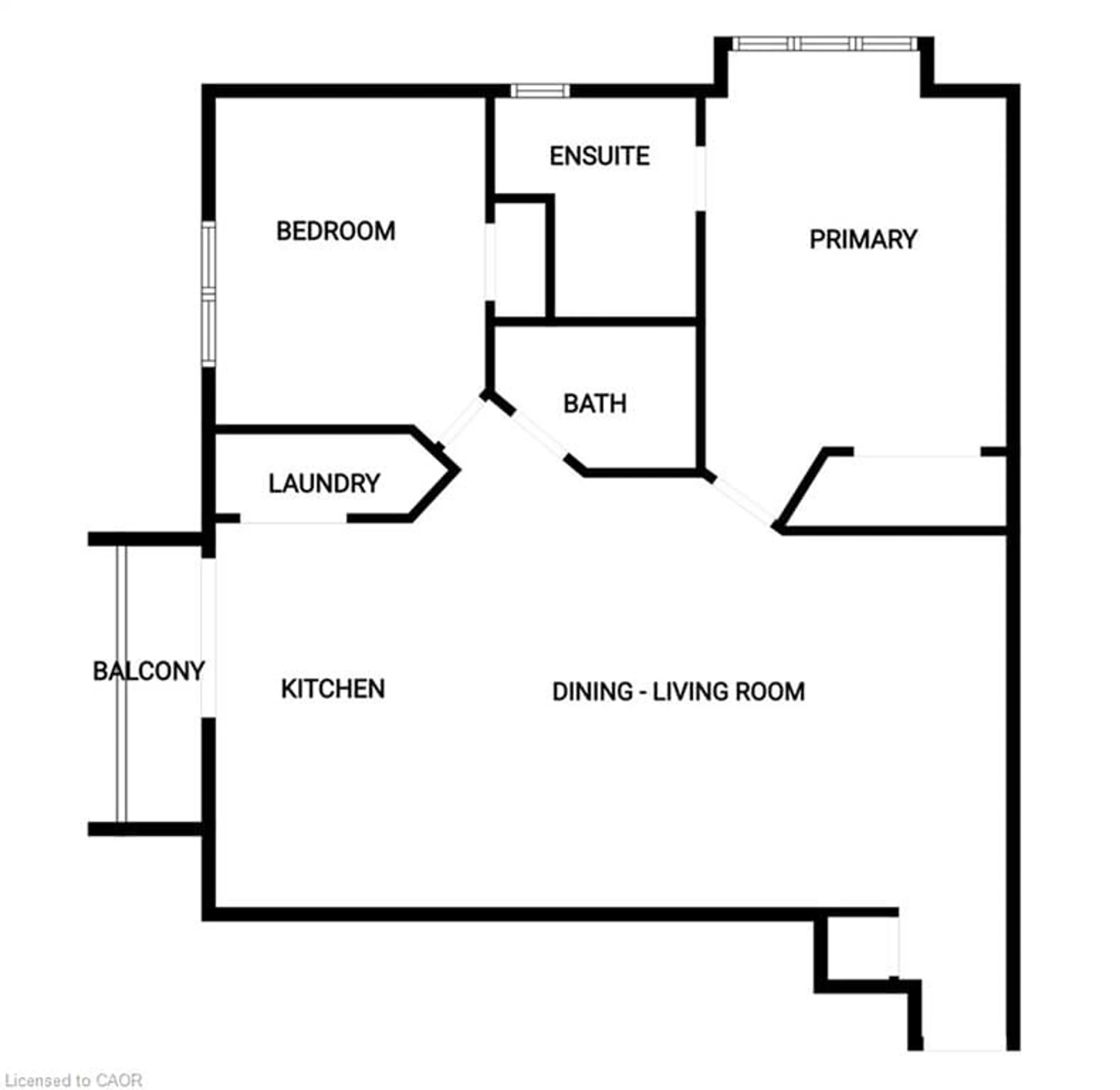 Floor plan for 2065 Appleby Line #411, Burlington Ontario L7L 7H2