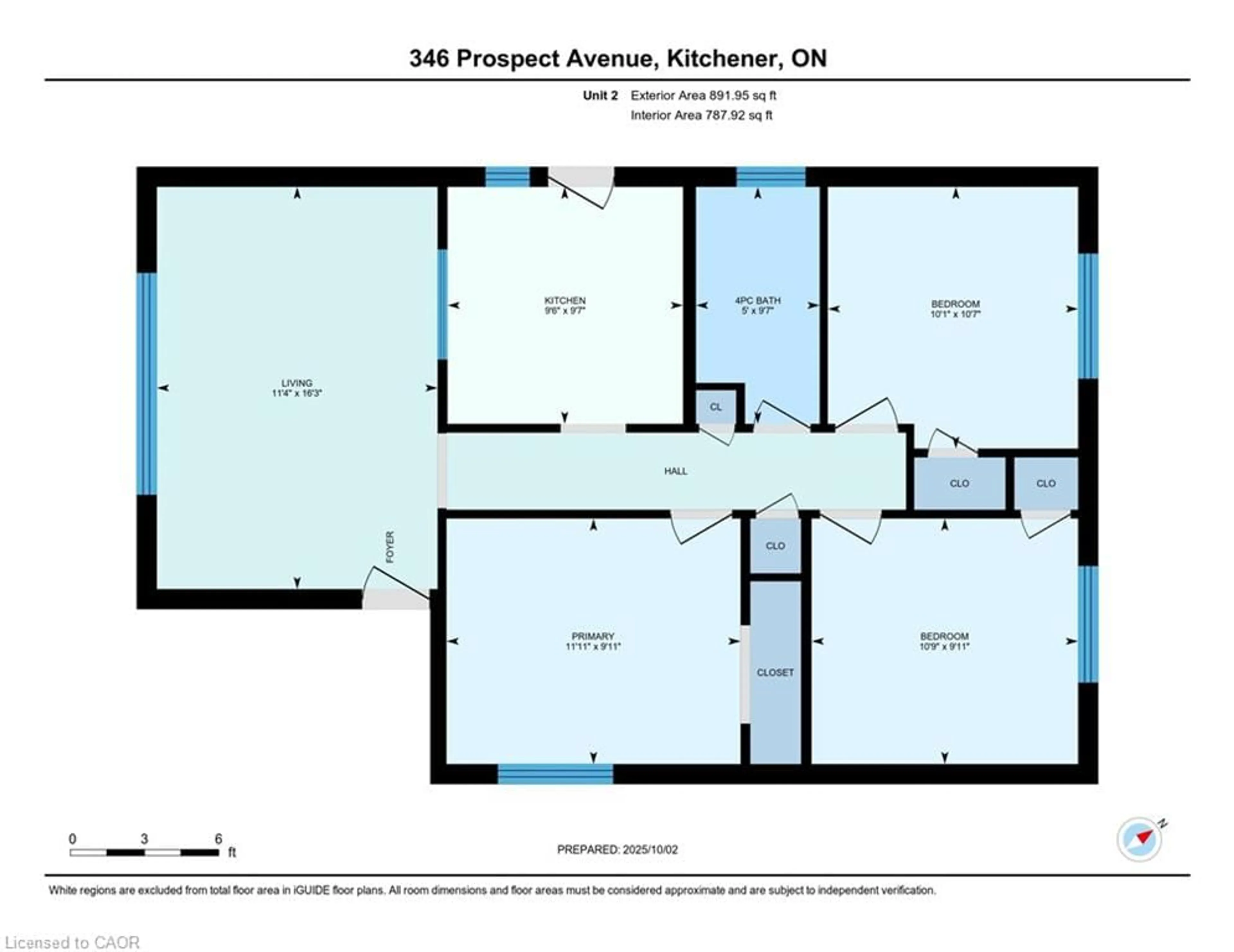 Floor plan for 346 Prospect Ave, Kitchener Ontario N2A 1E1
