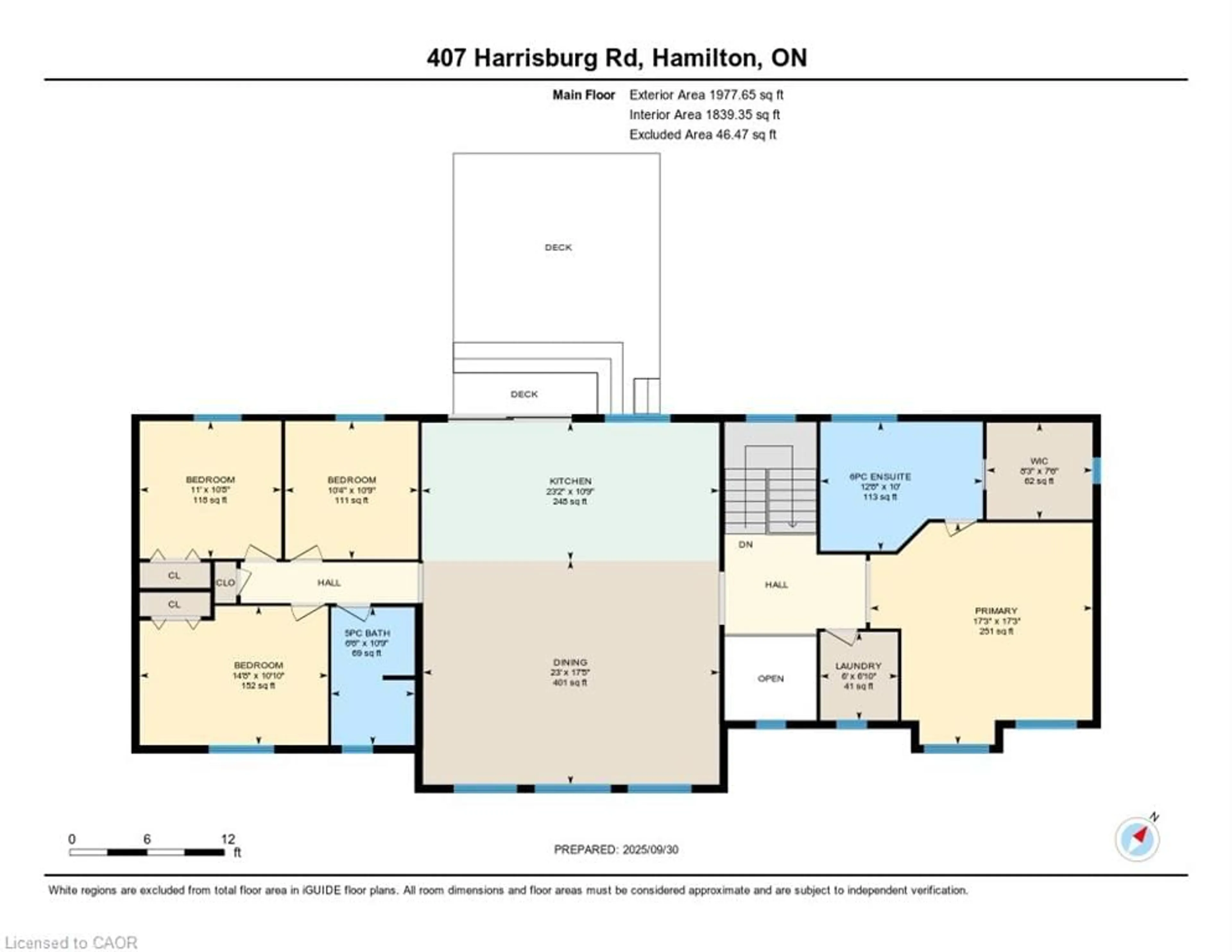 Floor plan for 407 Harrisburg Rd, Troy Ontario L0R 2B0