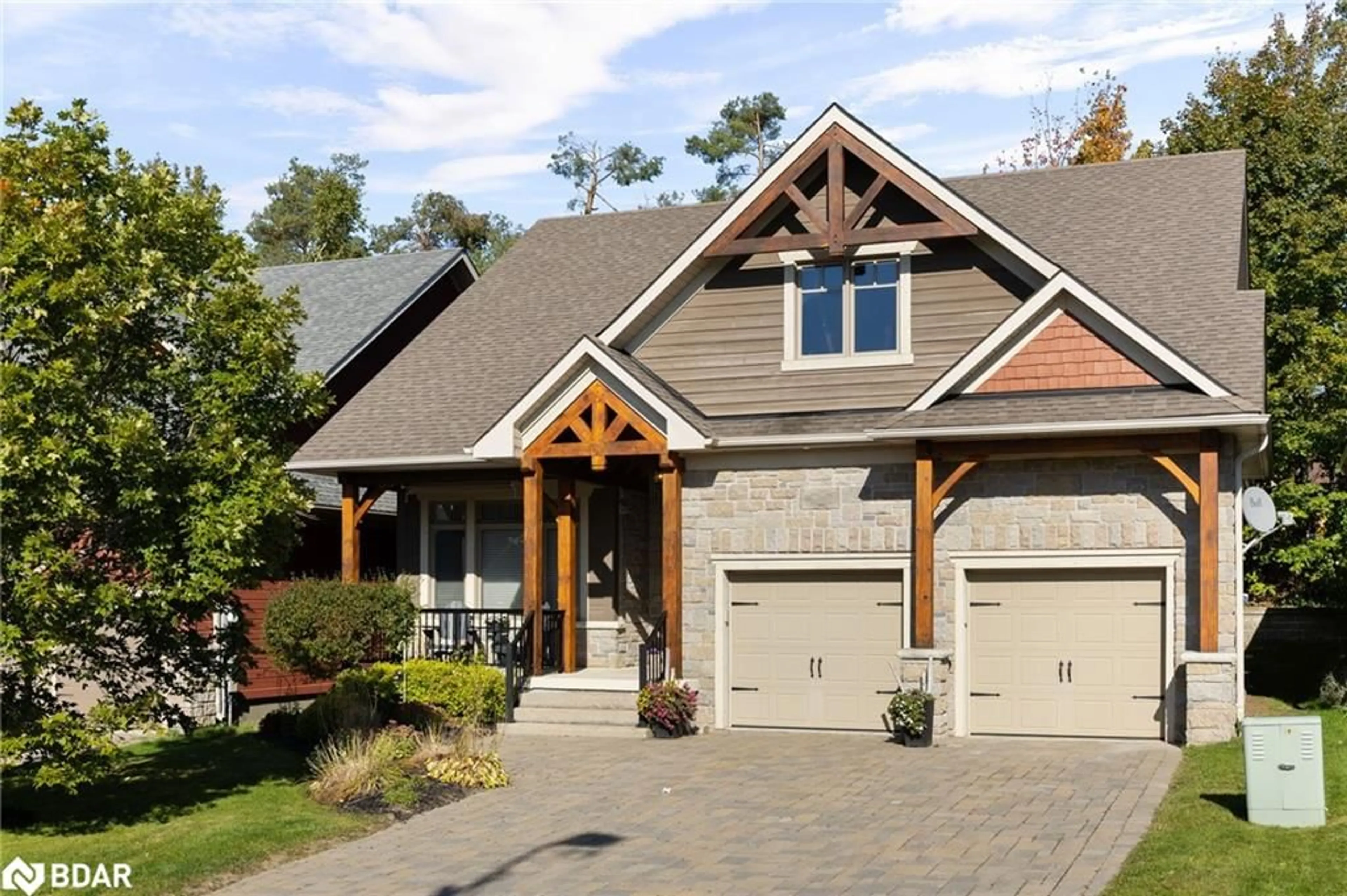 Home with brick exterior material, street for 37 Landscape Dr, Oro-Medonte Ontario L0L 2L0