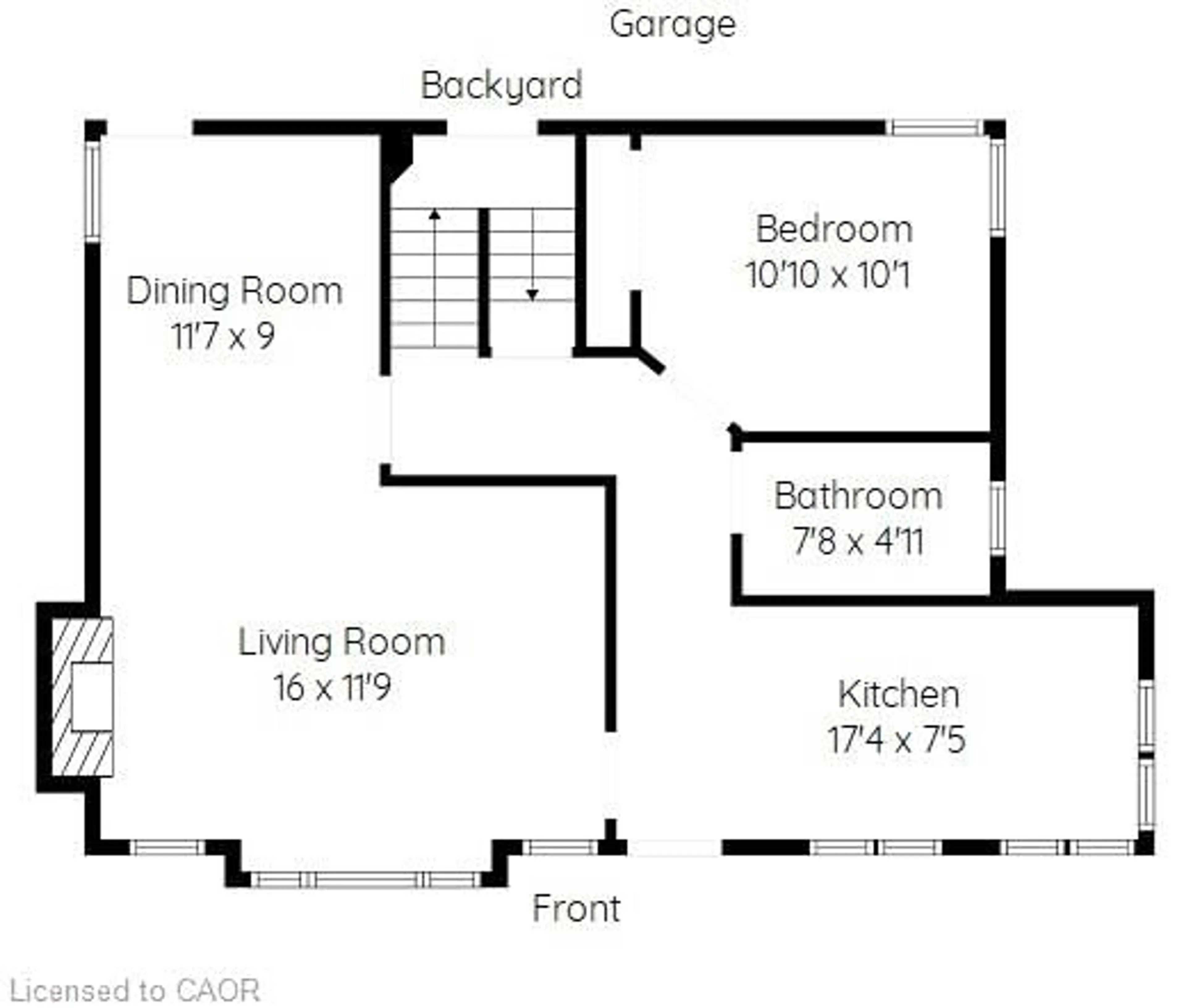 Floor plan for 45 Dunkirk Dr, Hamilton Ontario L8K 4W9