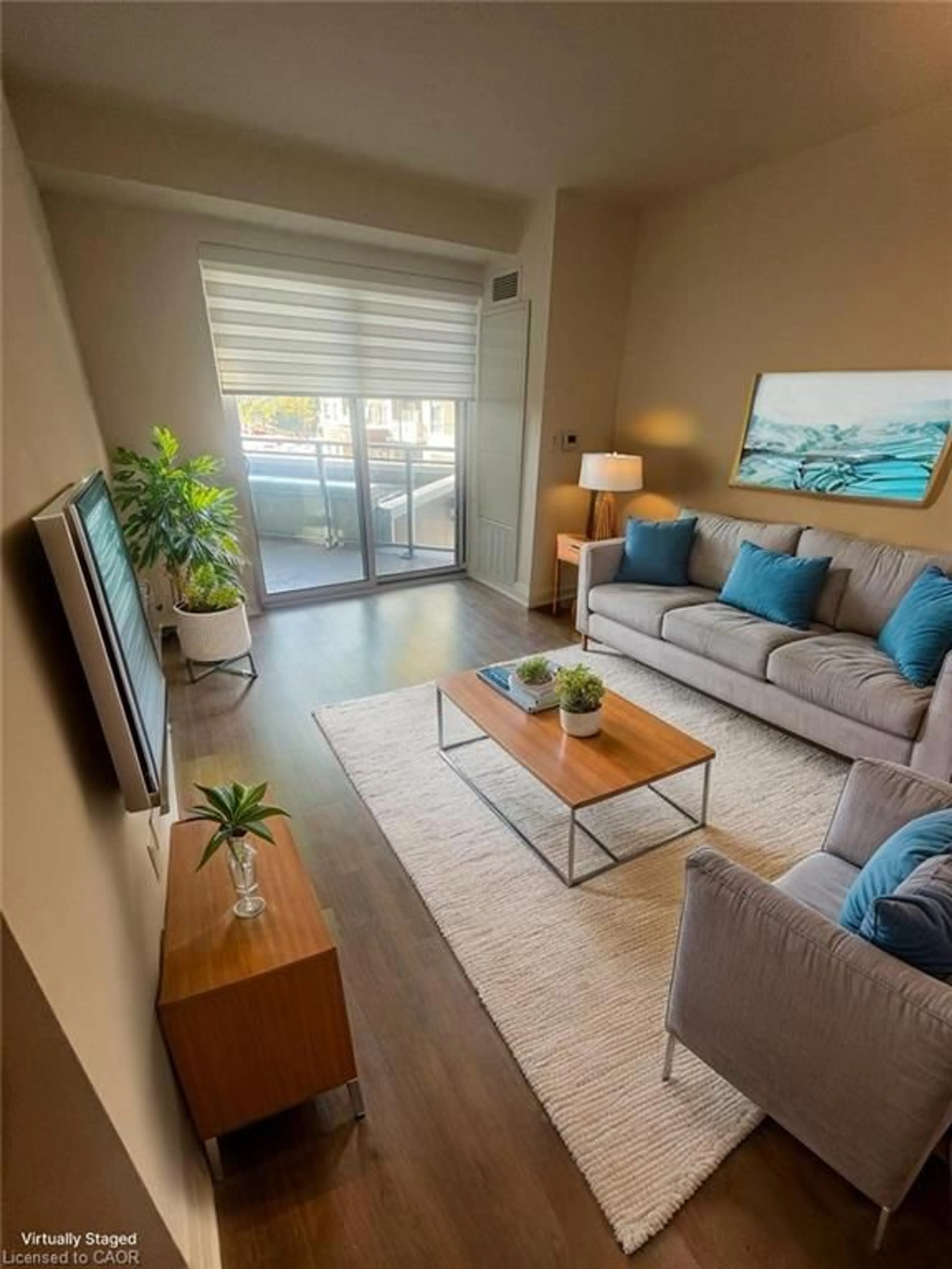 Living room with furniture, unknown for 58 Lakeside Terr #201, Barrie Ontario L4M 0L5