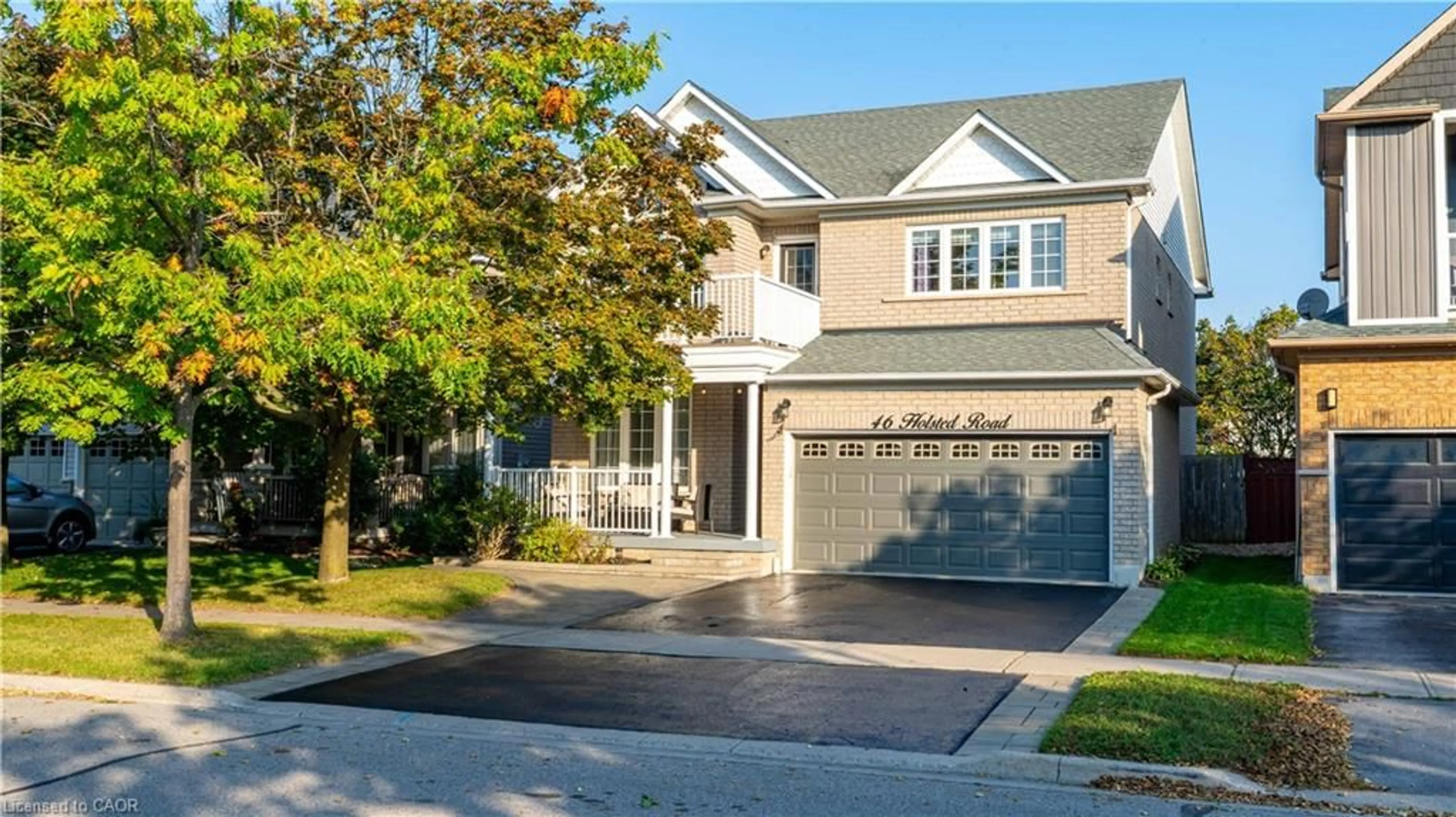 Home with vinyl exterior material, street for 46 Holsted Rd, Whitby Ontario L1M 2B9