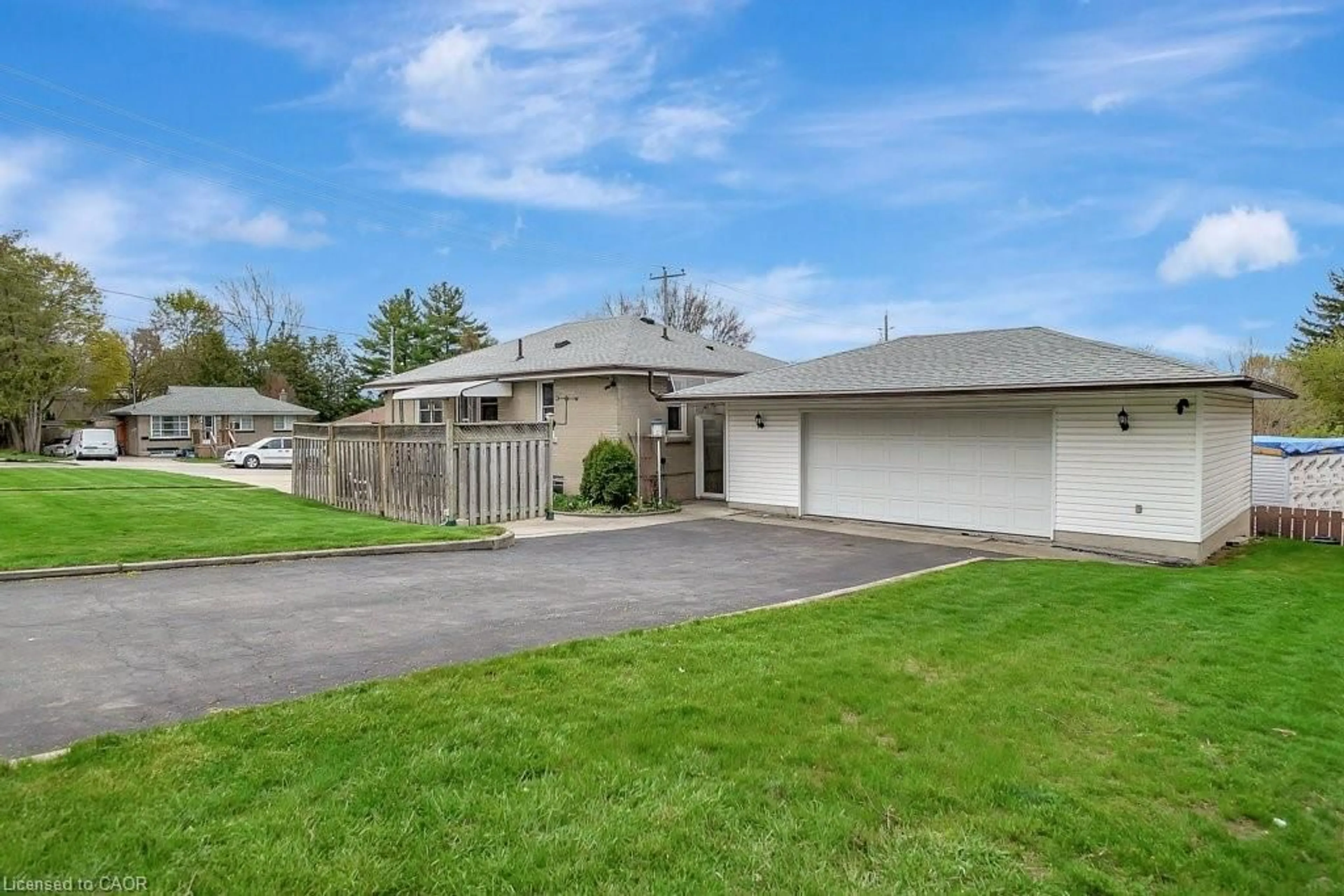 A pic from outside/outdoor area/front of a property/back of a property/a pic from drone, street for 74 Ballantyne Ave, Cambridge Ontario N1R 2S1