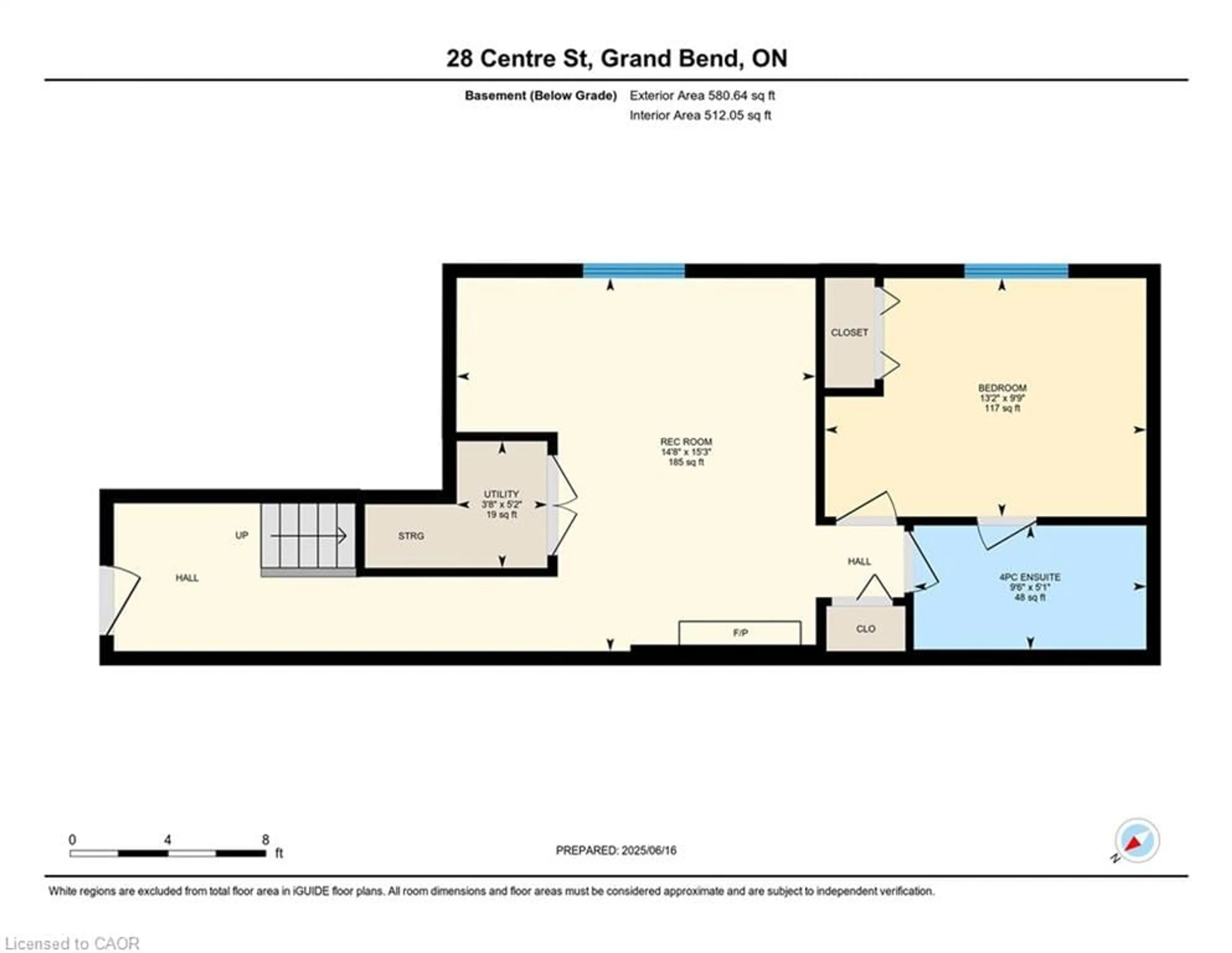 Floor plan for 28 Centre St, Grand Bend Ontario N0M 1T0