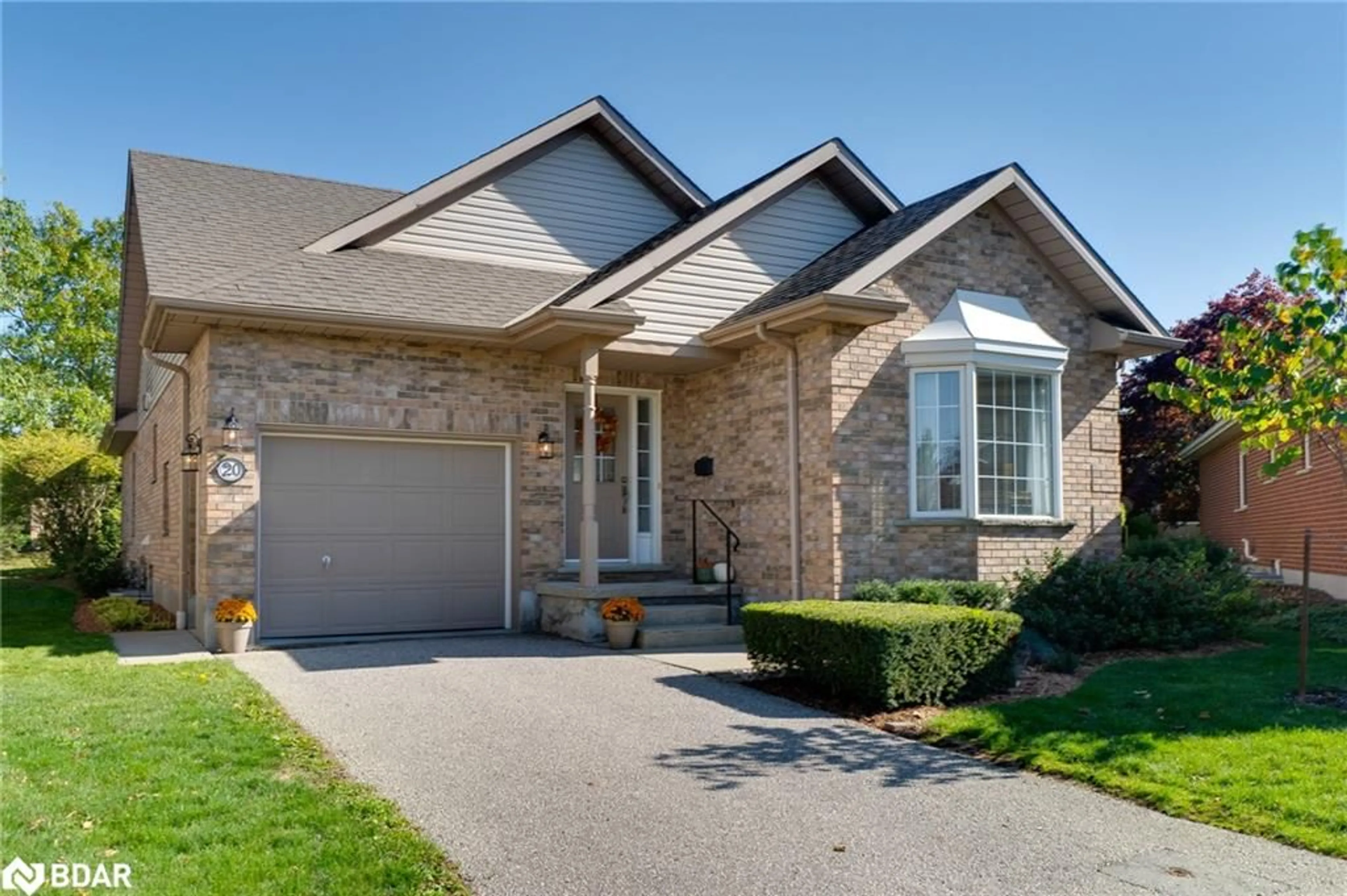 Home with brick exterior material, street for 20 Arbordale Walk, Guelph Ontario N1C 4X7