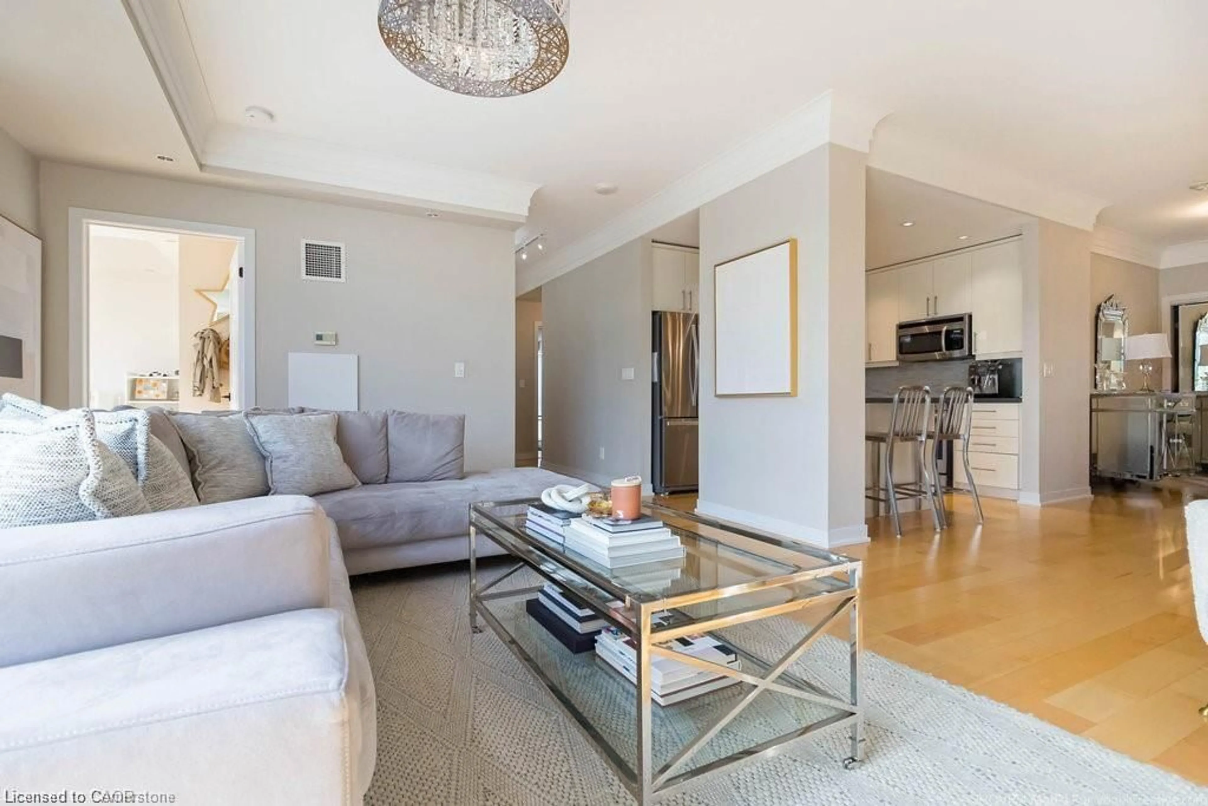 Living room with furniture, unknown for 551 Maple Ave #607, Burlington Ontario L7S 1M7