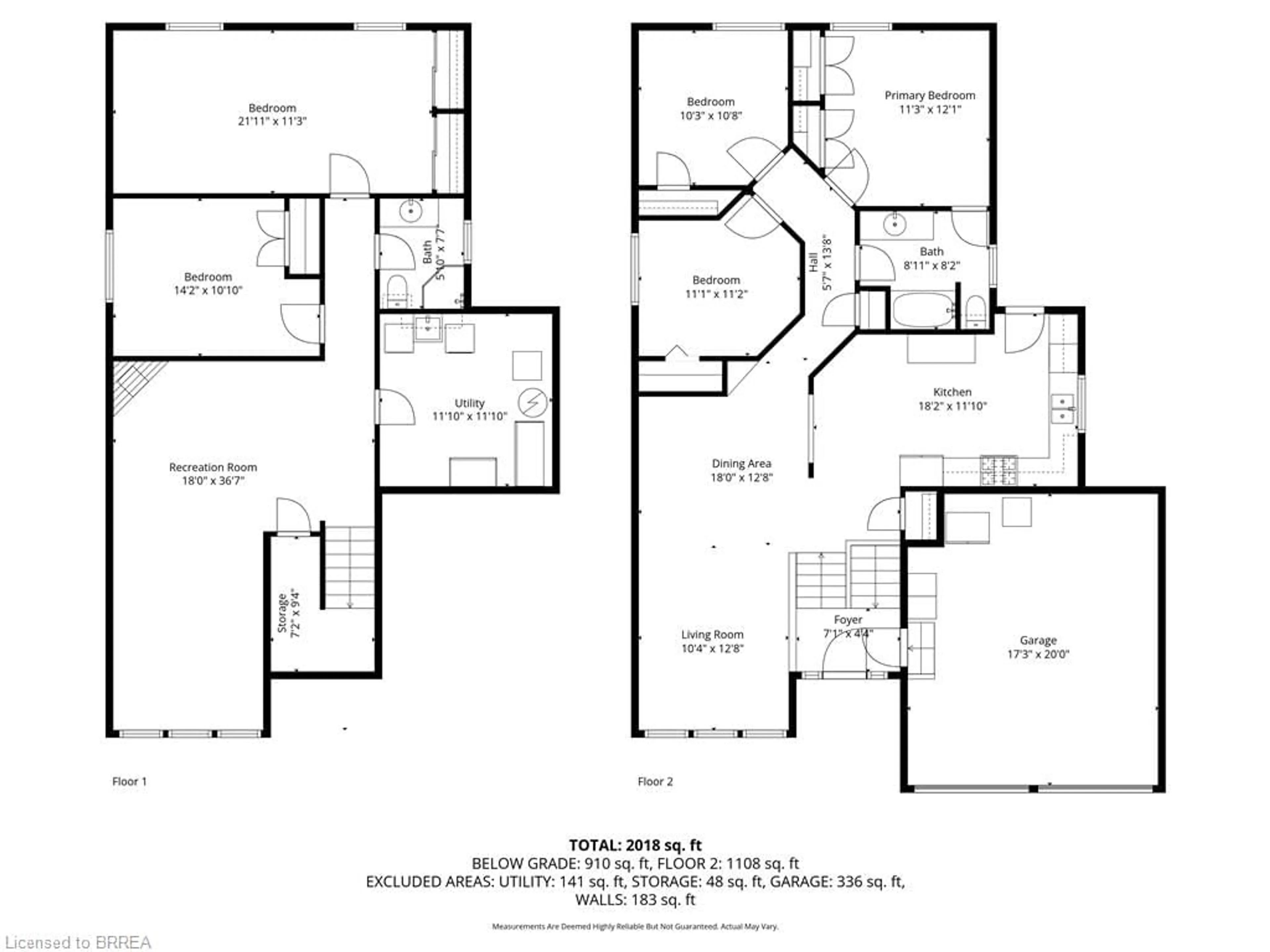 Floor plan for 23 Garners Lane, Brantford Ontario N3T 6M4