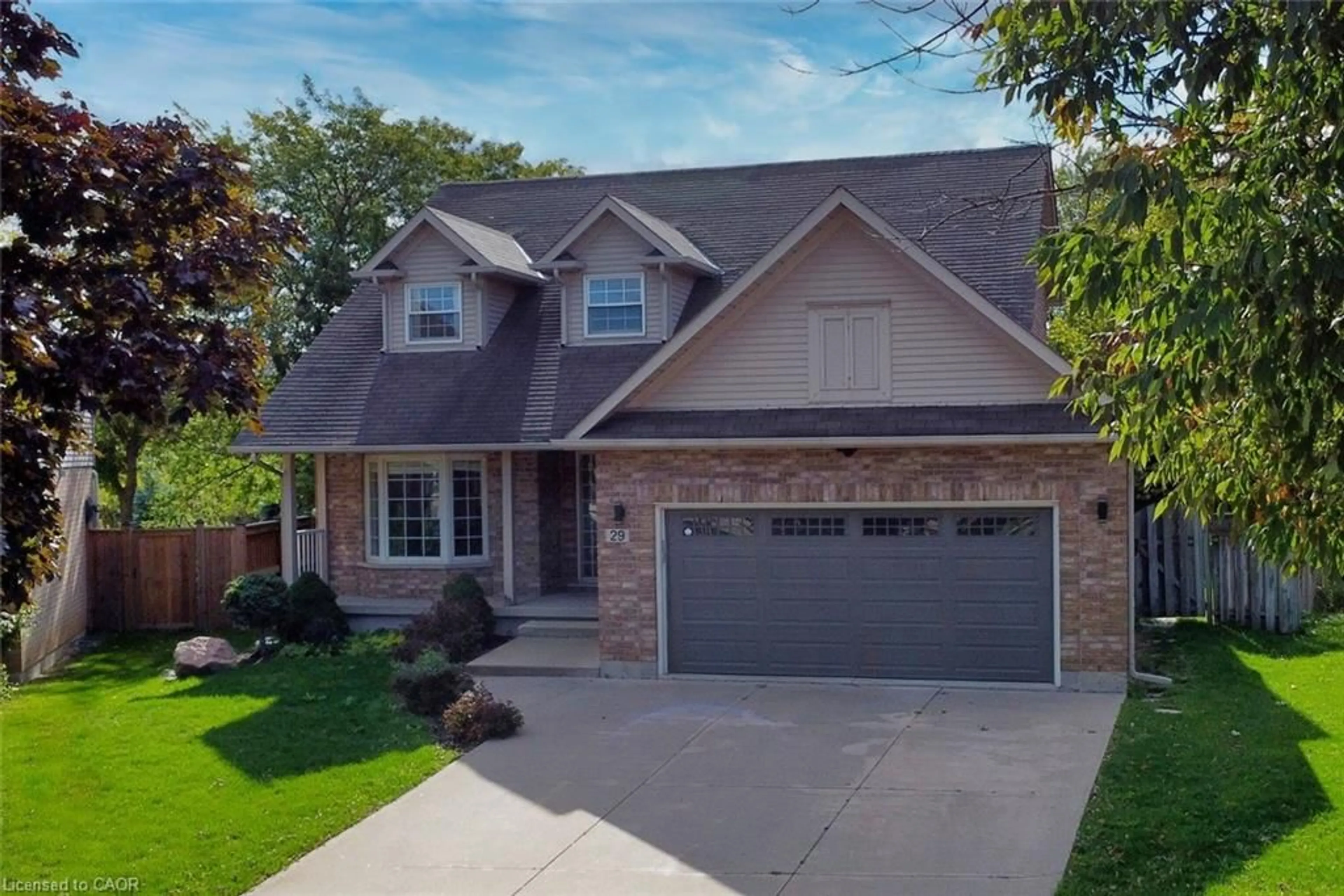 Home with brick exterior material, street for 29 Riviera Ridge, Stoney Creek Ontario L8E 5E6