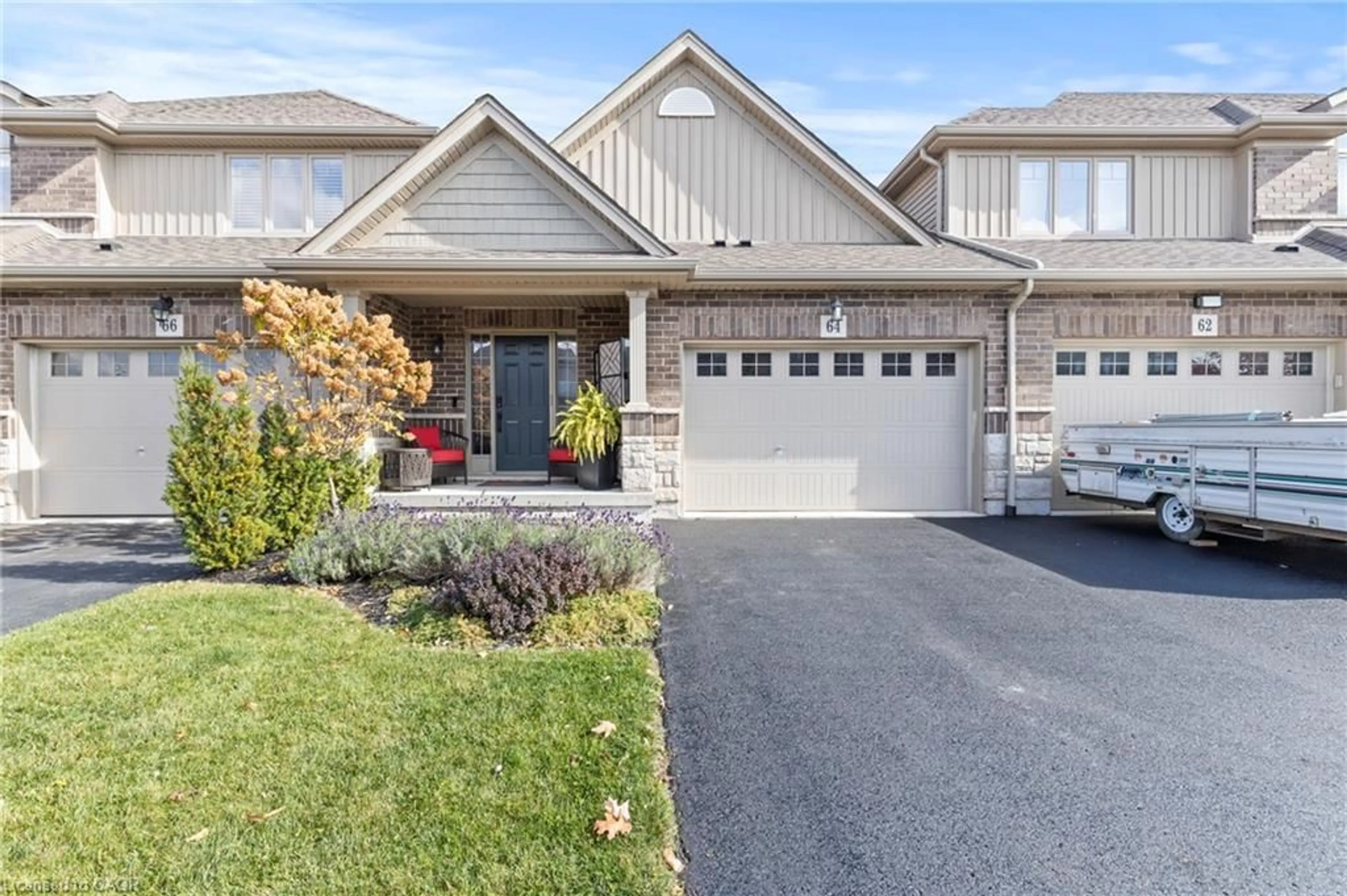 Home with brick exterior material, street for 64 Abbott Place, Fonthill Ontario L0S 1E0