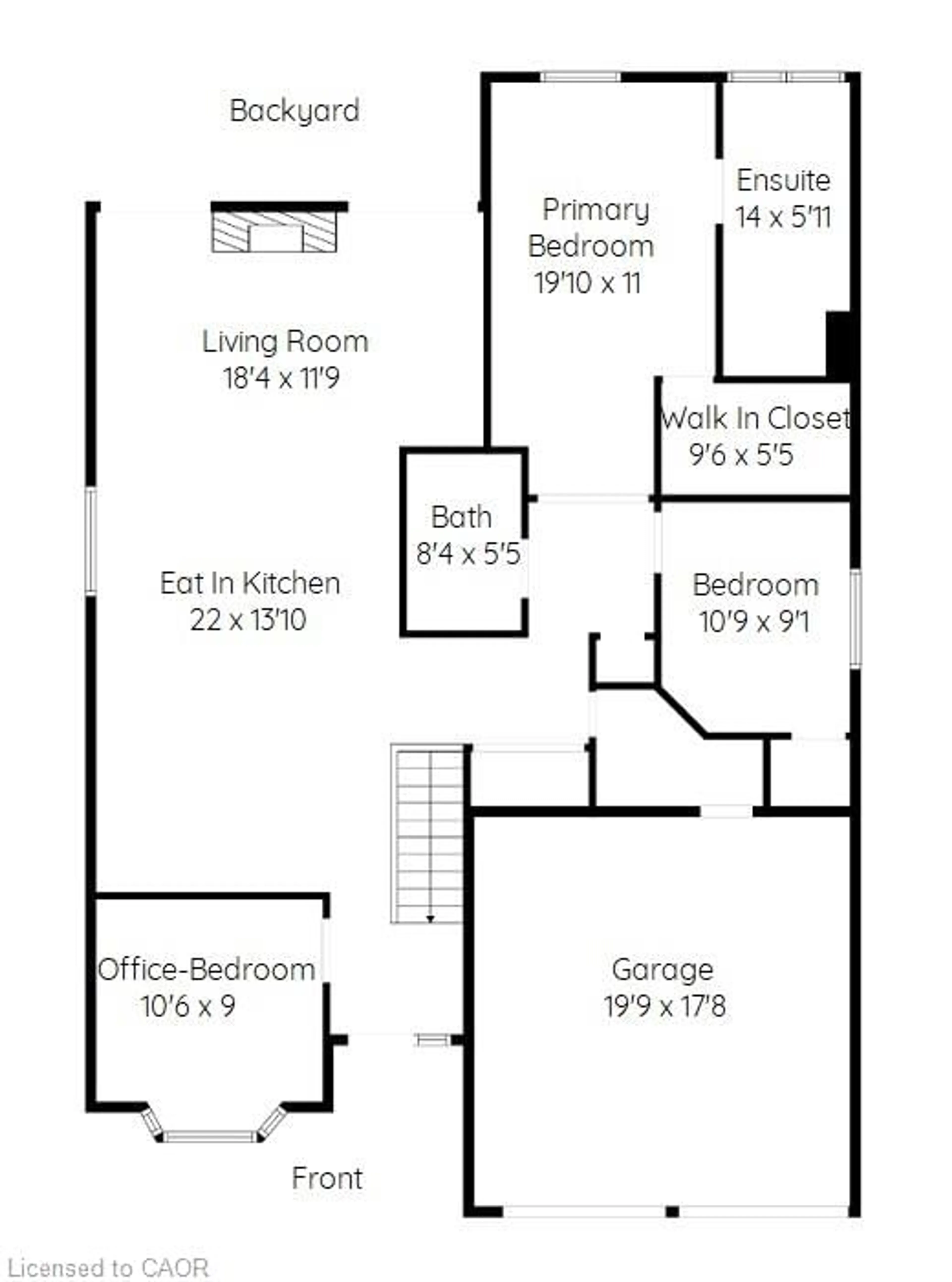 Floor plan for Crt, Ancaster Ontario L9G 0E1