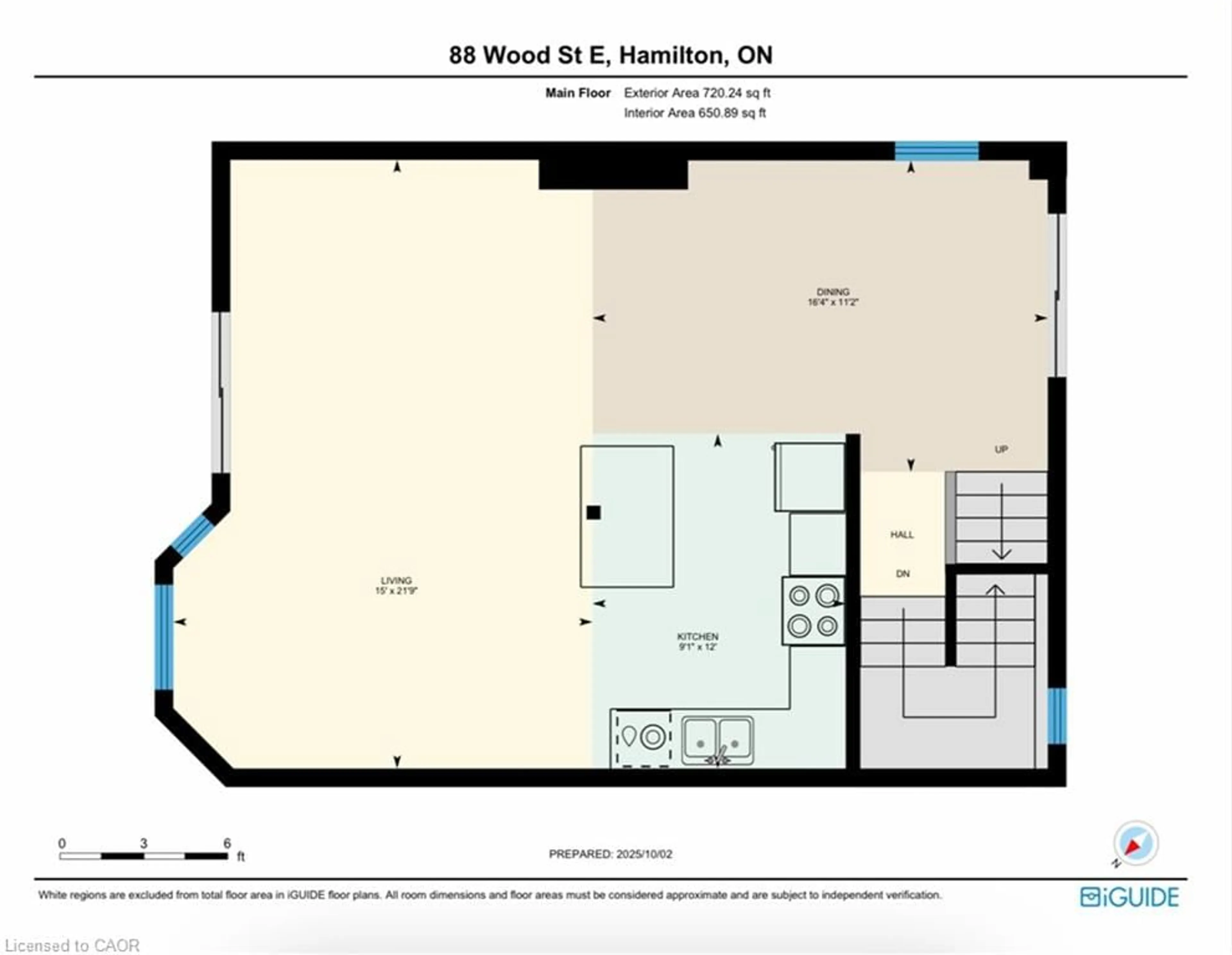 Floor plan for 88 Wood St, Hamilton Ontario L8L 3Y4