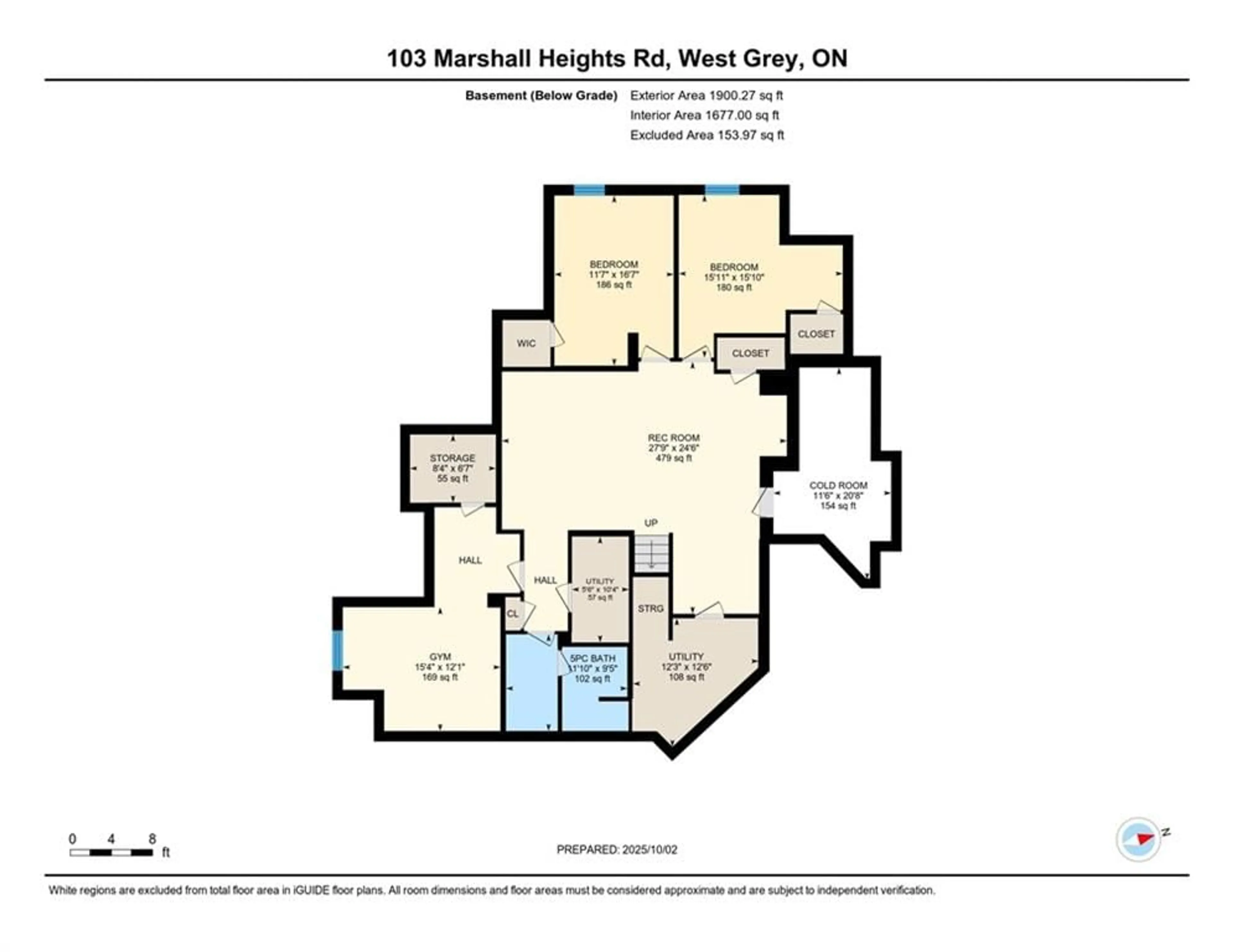 Floor plan for 103 Marshall Heights, West Grey Ontario N0G 1R0