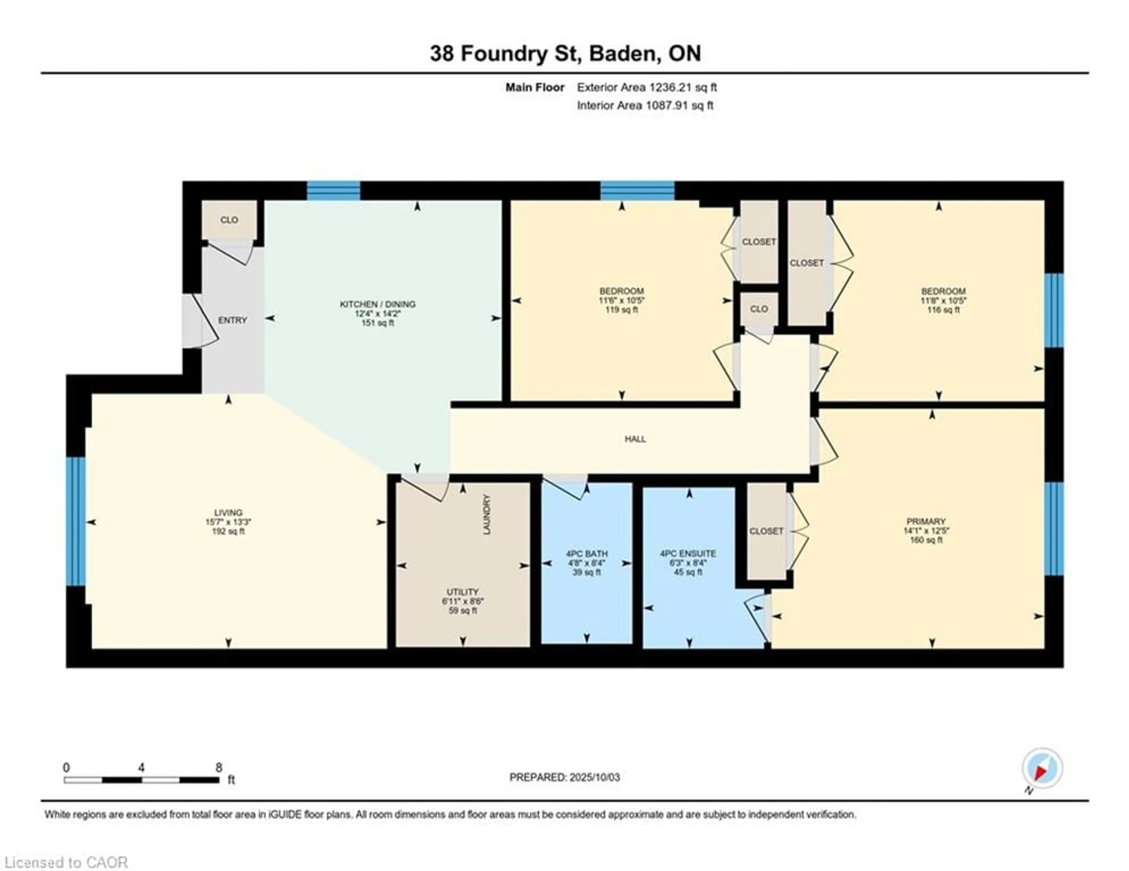 Floor plan for 38 Foundry St, Baden Ontario N3A 2P6