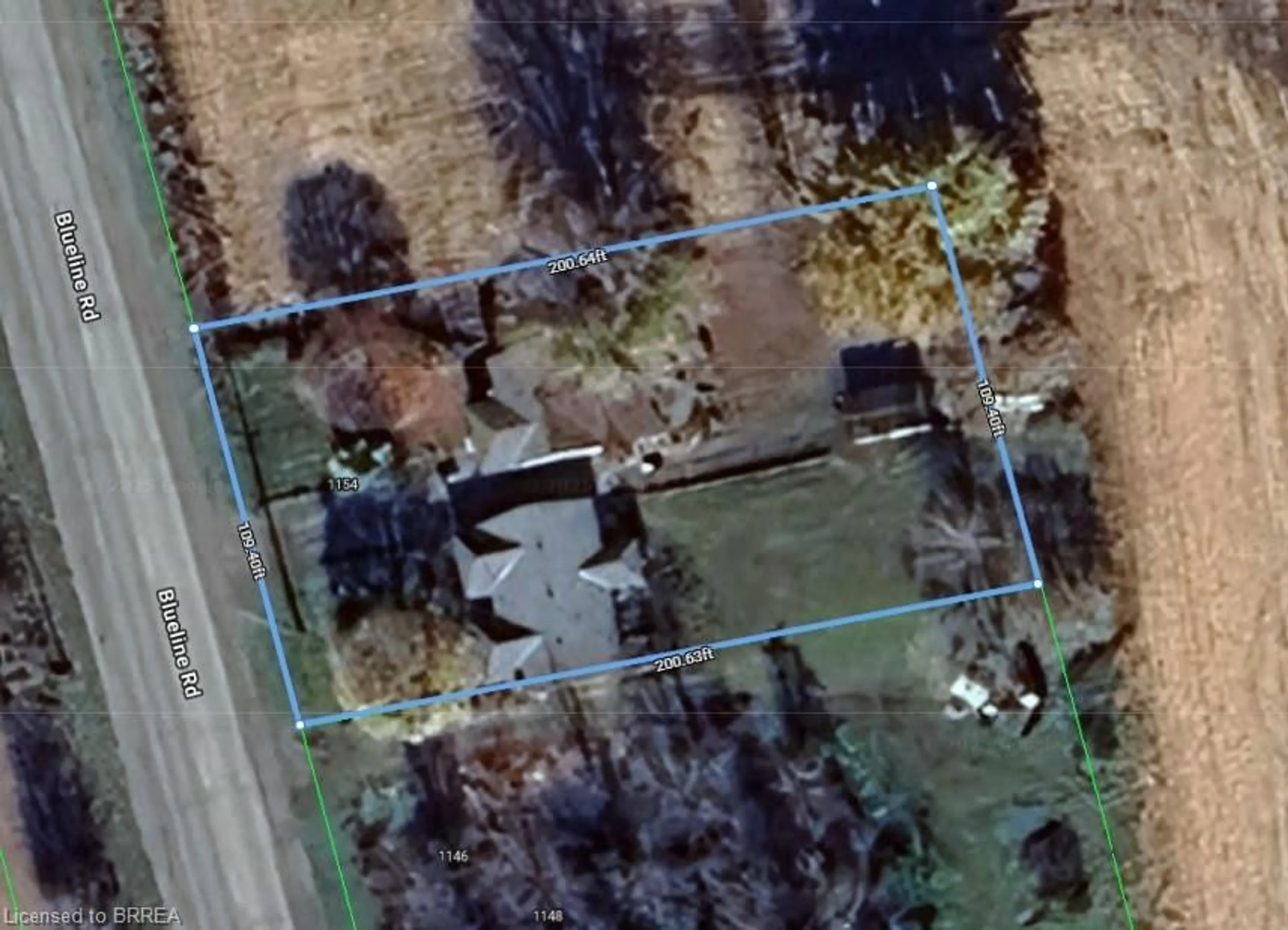 A pic from outside/outdoor area/front of a property/back of a property/a pic from drone, building for 1154 Blueline Rd, Simcoe Ontario N3Y 4K4