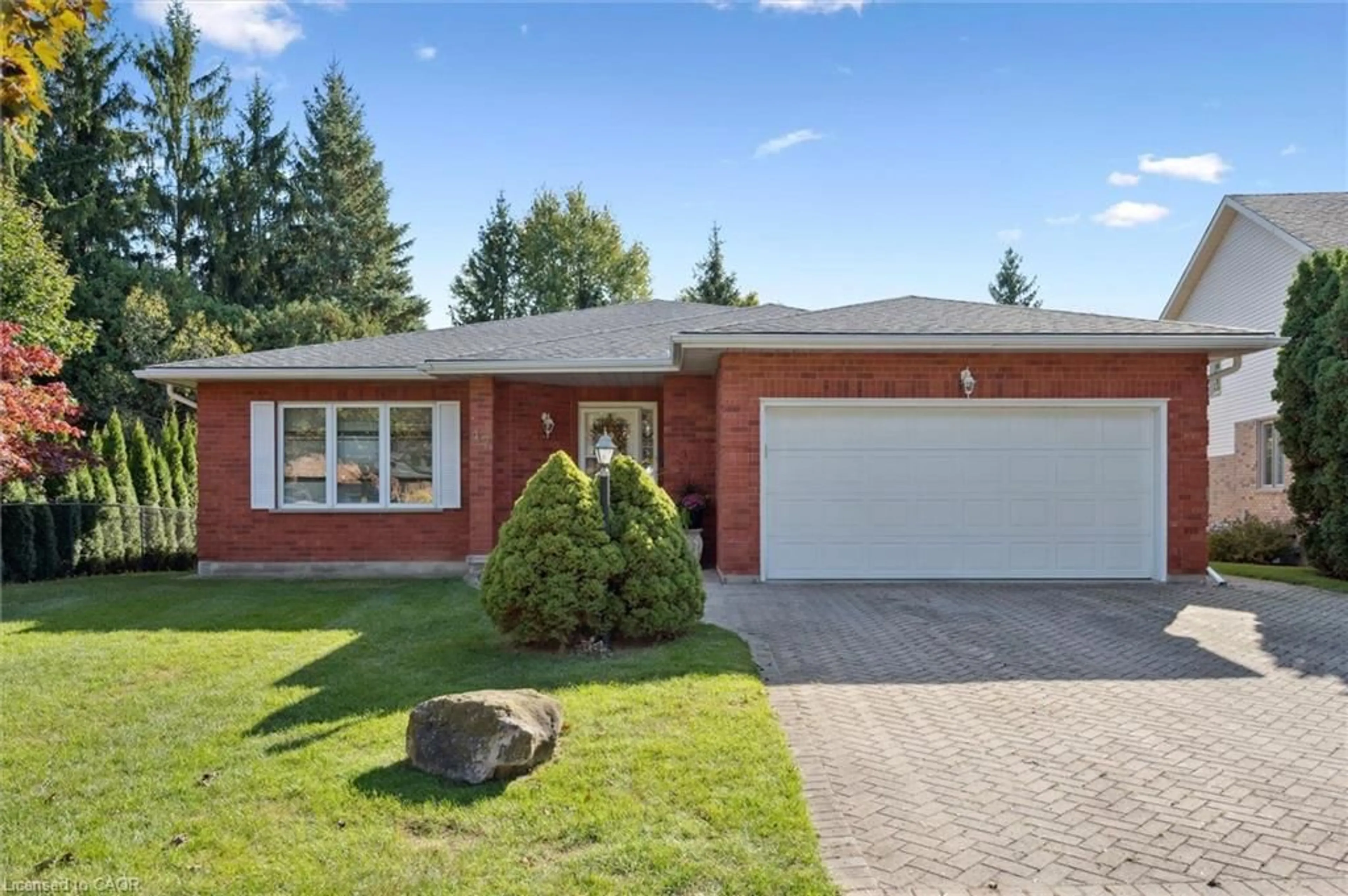 Home with brick exterior material, street for 47 Corfield Dr, Kitchener Ontario N2A 3W8