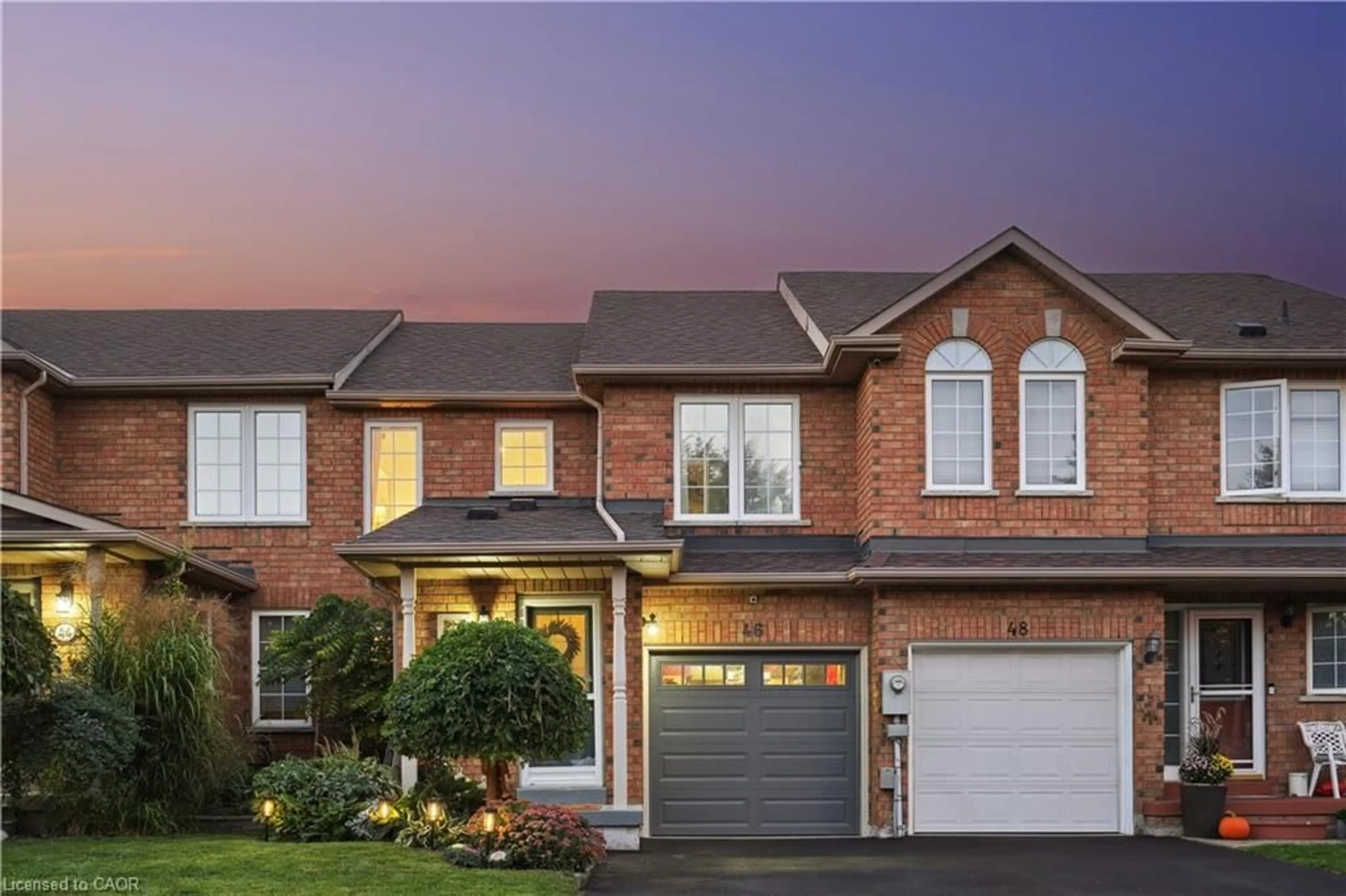 Home with brick exterior material, street for 46 Dawson Cres, Milton Ontario L9T 5H9