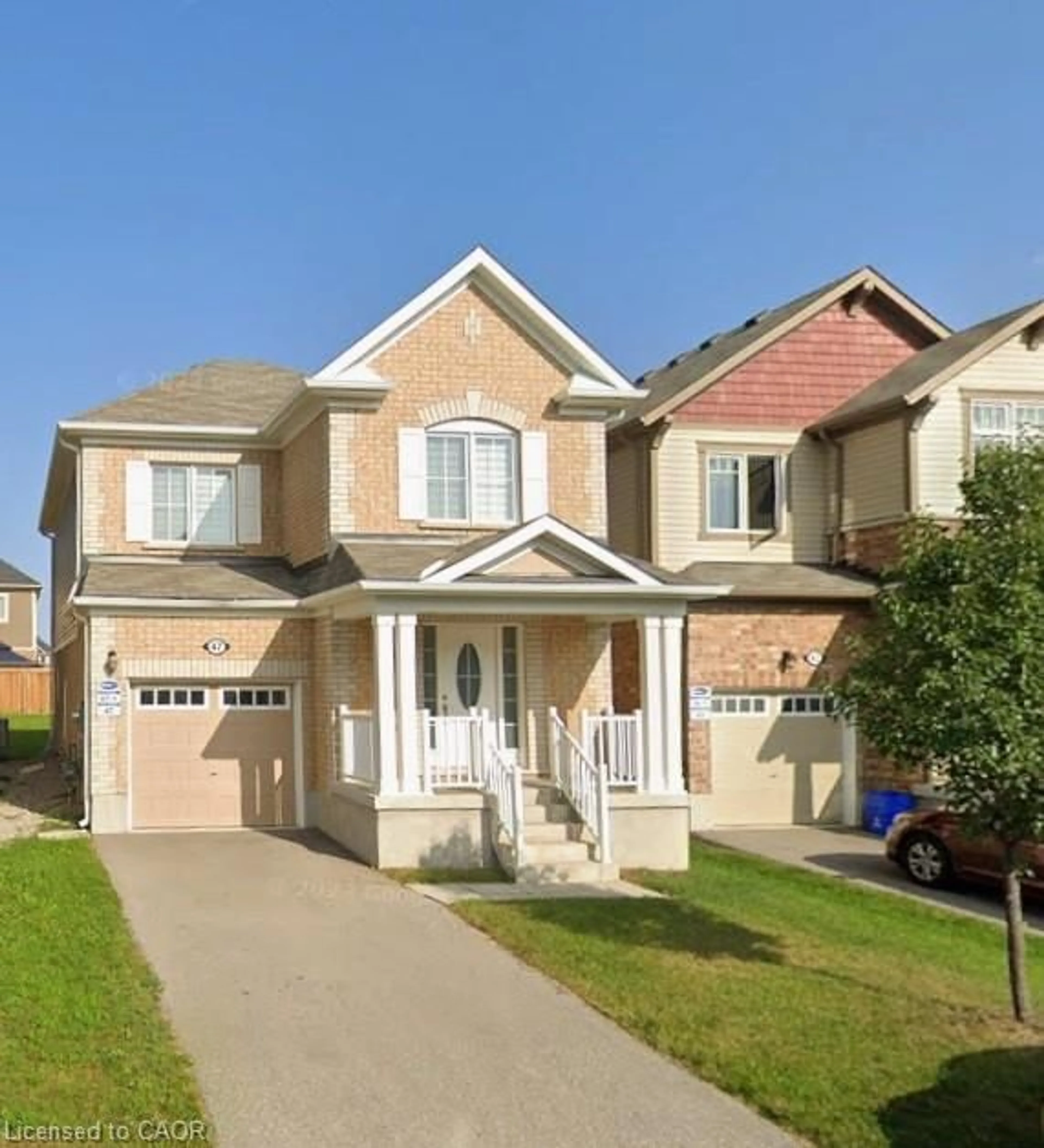 Home with brick exterior material, street for 47 Pickett Pl, Cambridge Ontario N3E 0B4