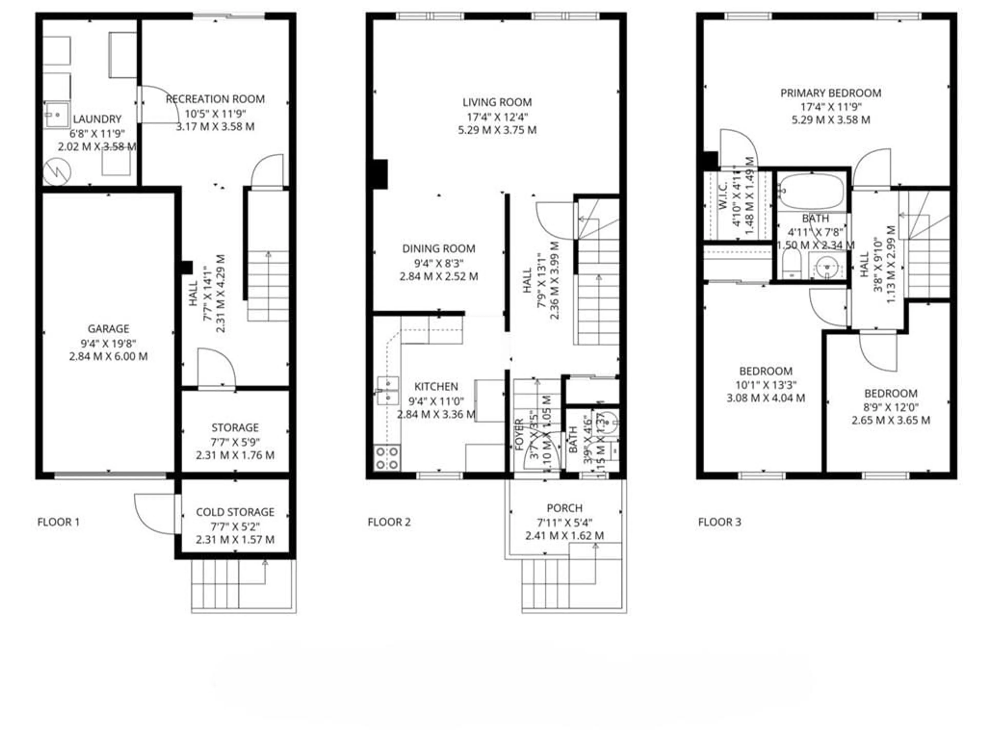 Floor plan for 2 Moregate Crt, Brampton Ontario L6S 3K9