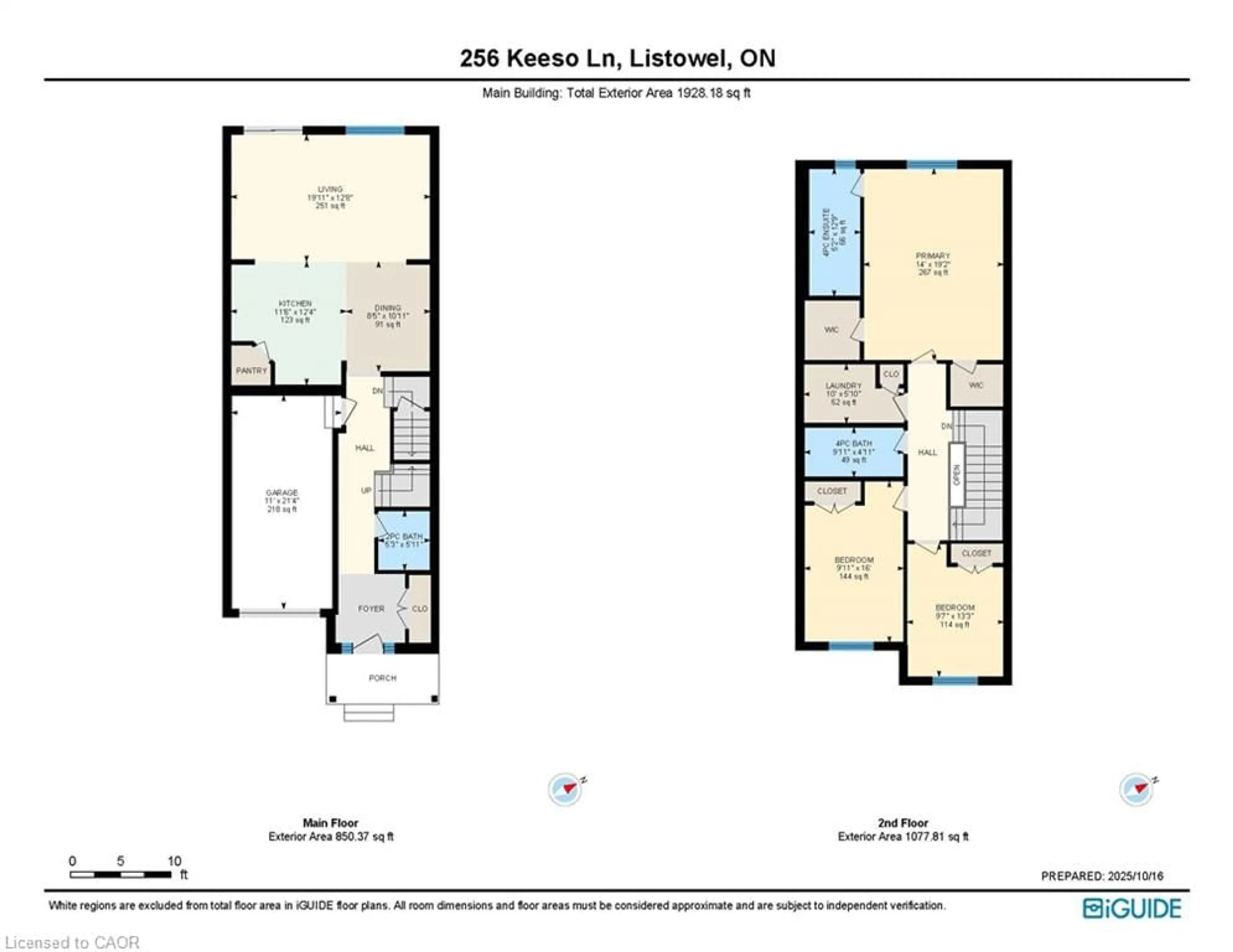 Floor plan for 256 Keeso Lane, Listowel Ontario N4W 0C3