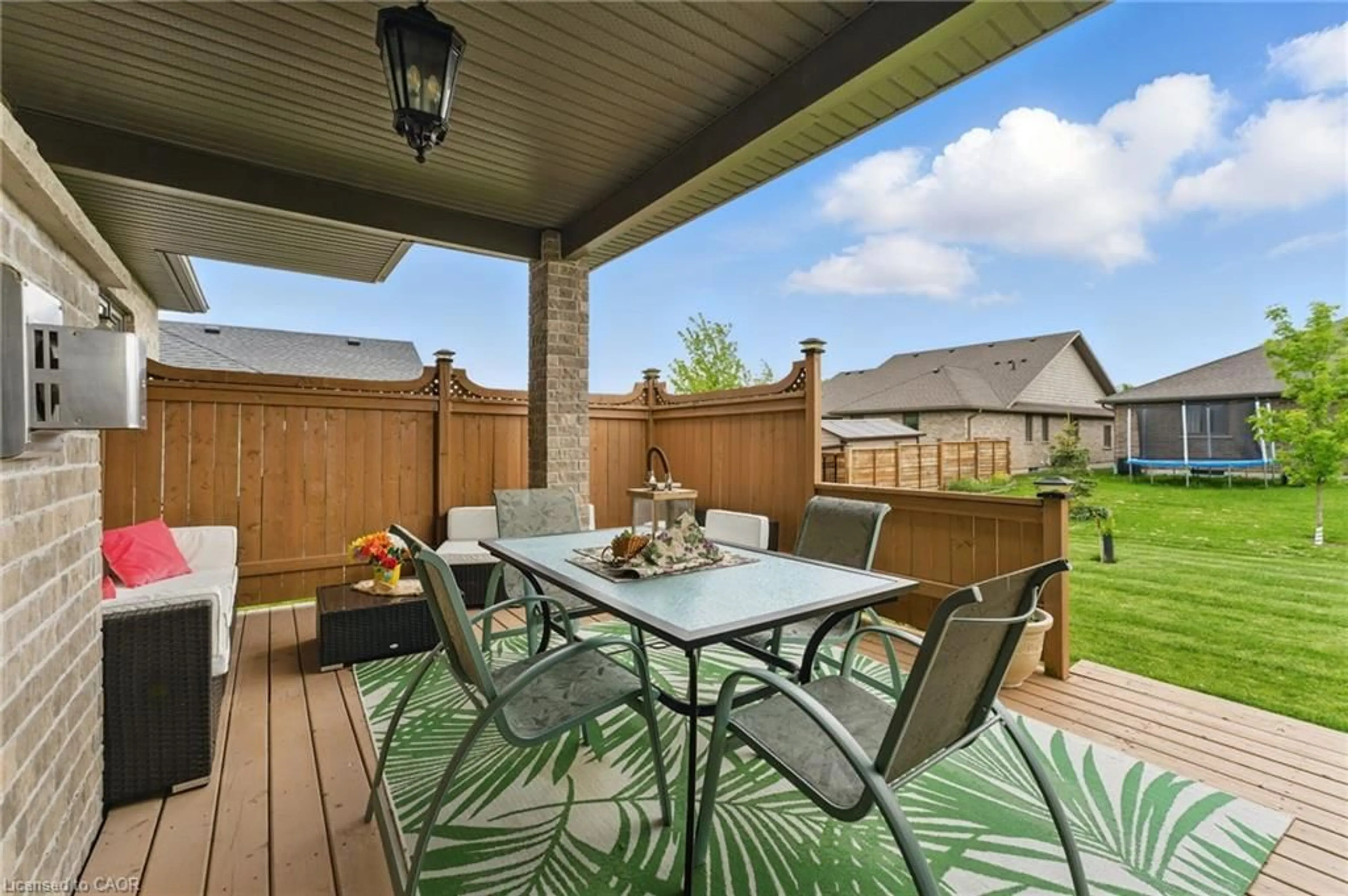 Patio, street for 107 Forbes Cres, Listowel Ontario N4W 0B4