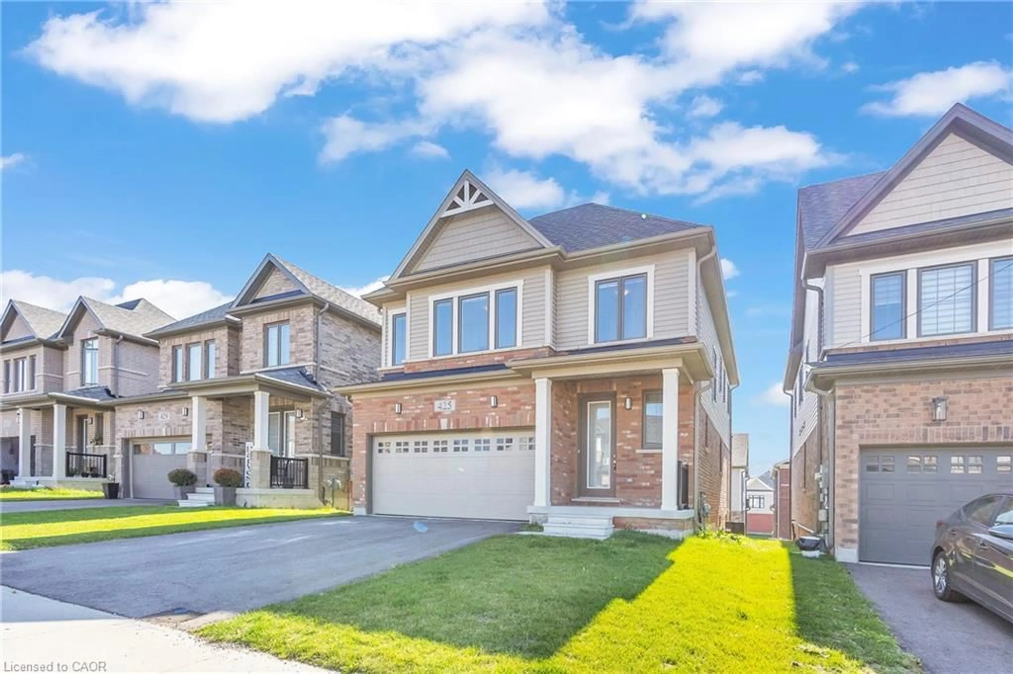 Home with brick exterior material, street for 425 Robert Woolner St, Ayr Ontario N0B 1E0