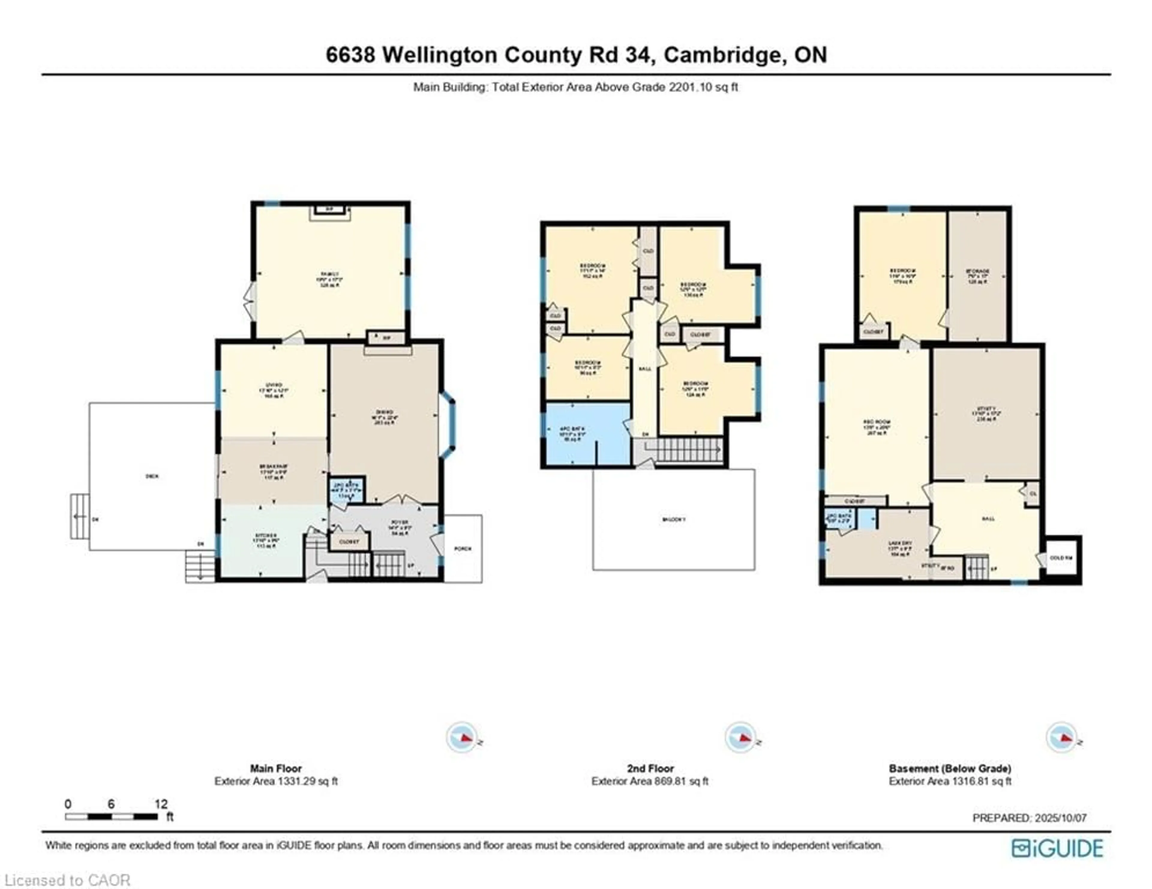 Floor plan for 6638 Wellington 34 Rd, Puslinch Ontario N3C 2V4