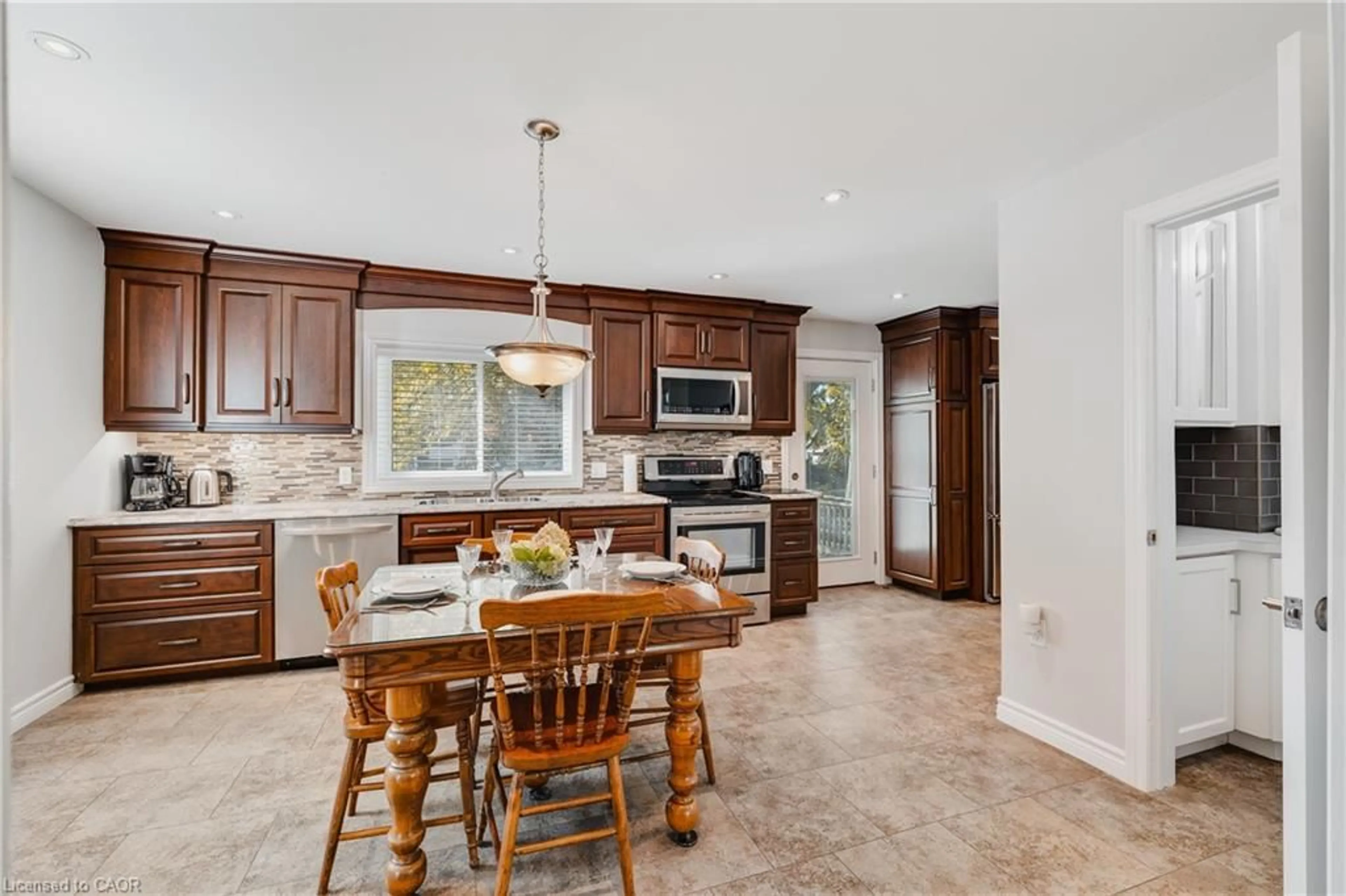 Open concept kitchen, ceramic/tile floor for 78 George Street South, Harriston Ontario N0G 1Z0