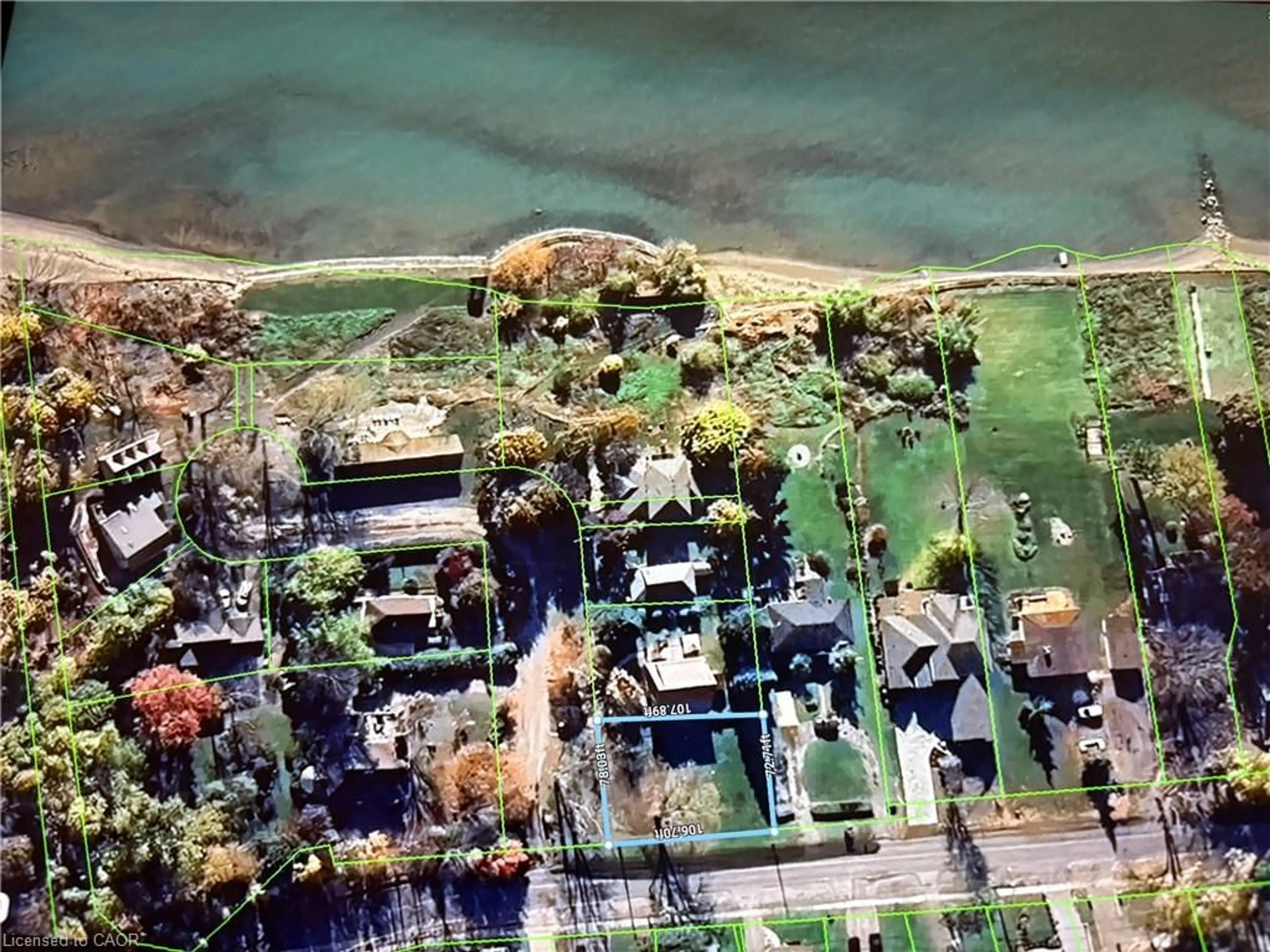 A pic from outside/outdoor area/front of a property/back of a property/a pic from drone, water/lake/river/ocean view for 9 Kandracs Cres, Port Dover Ontario N0A 1N0