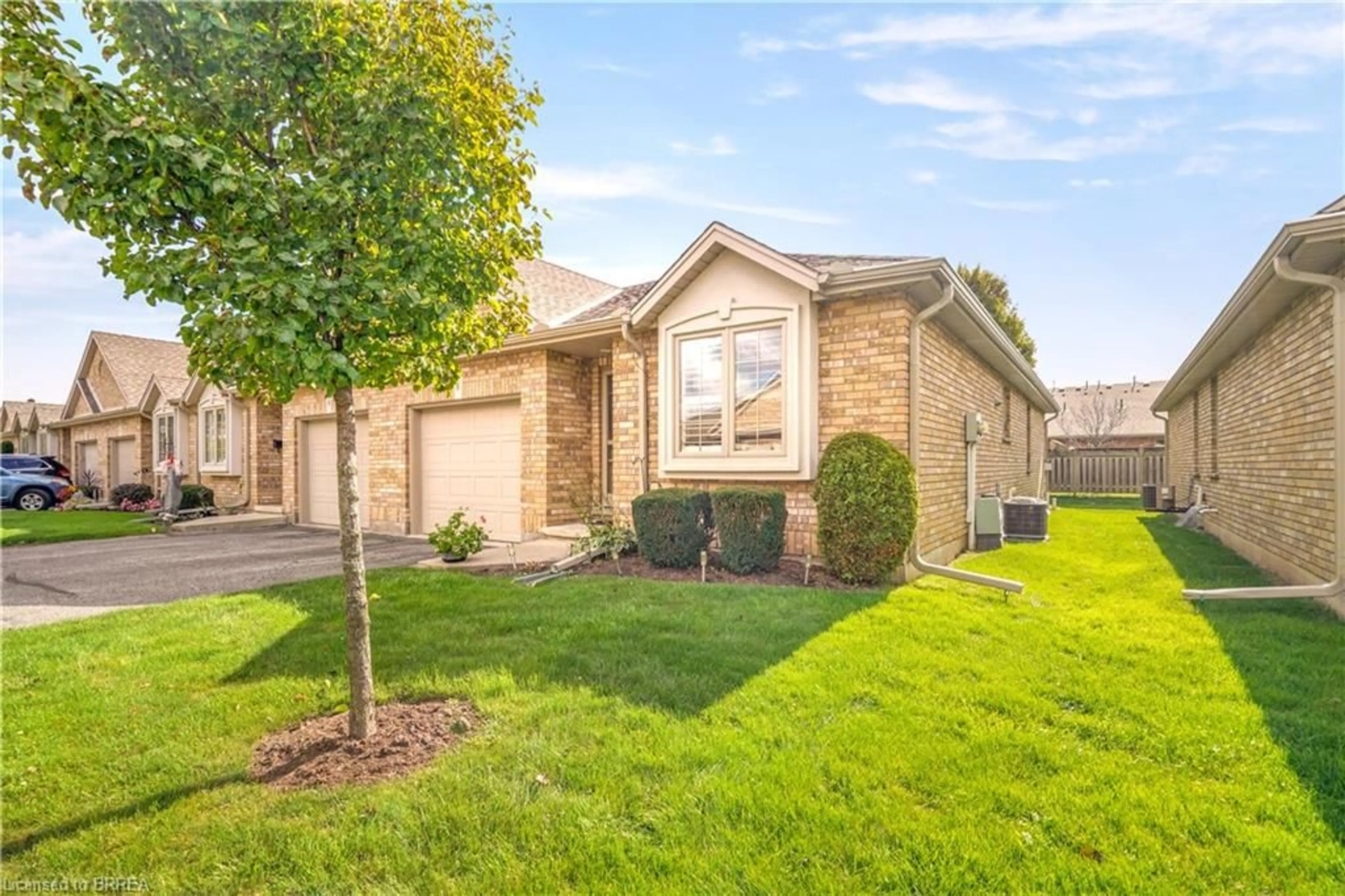 Home with brick exterior material, street for 25 Cobden Crt #8, Brantford Ontario N3R 8B5