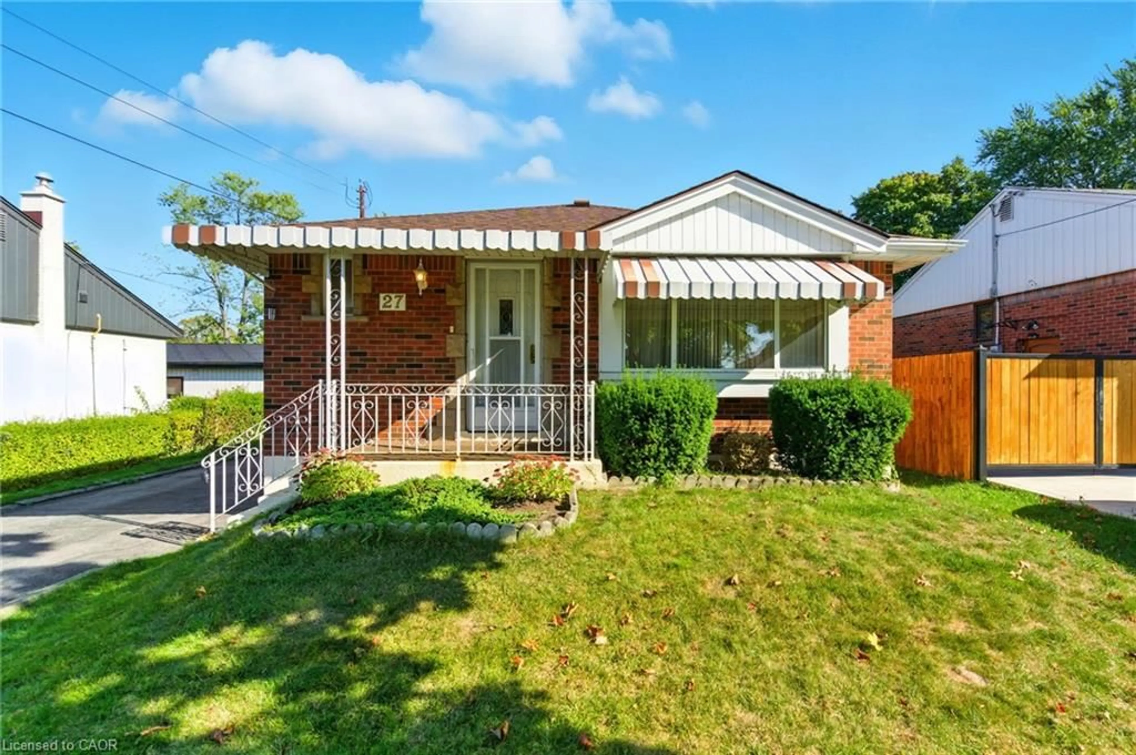 Home with brick exterior material, street for 27 Warren Ave, Hamilton Ontario L9C 3C7