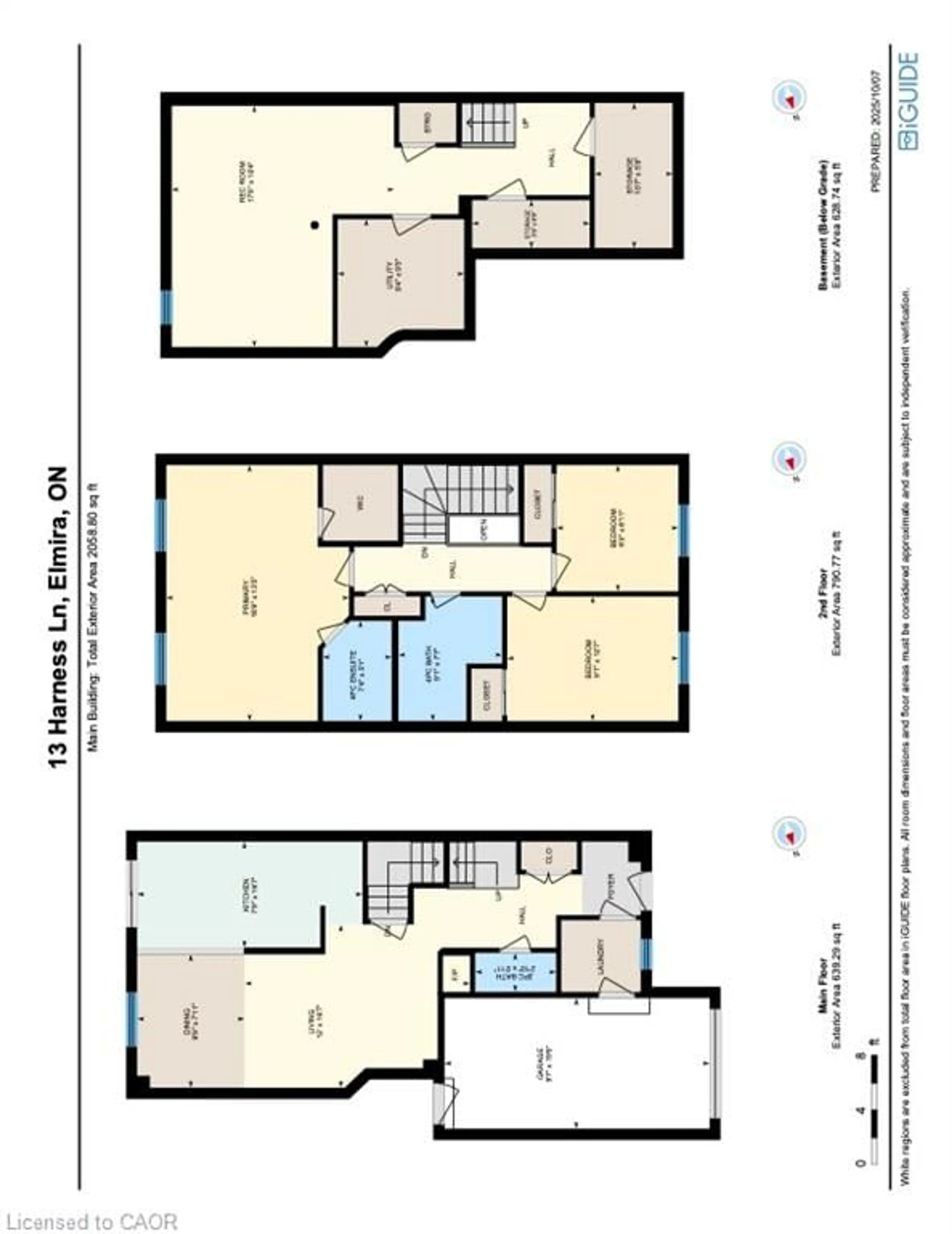 Floor plan for 13 Harness Lane, Woolwich Ontario N3B 3K5