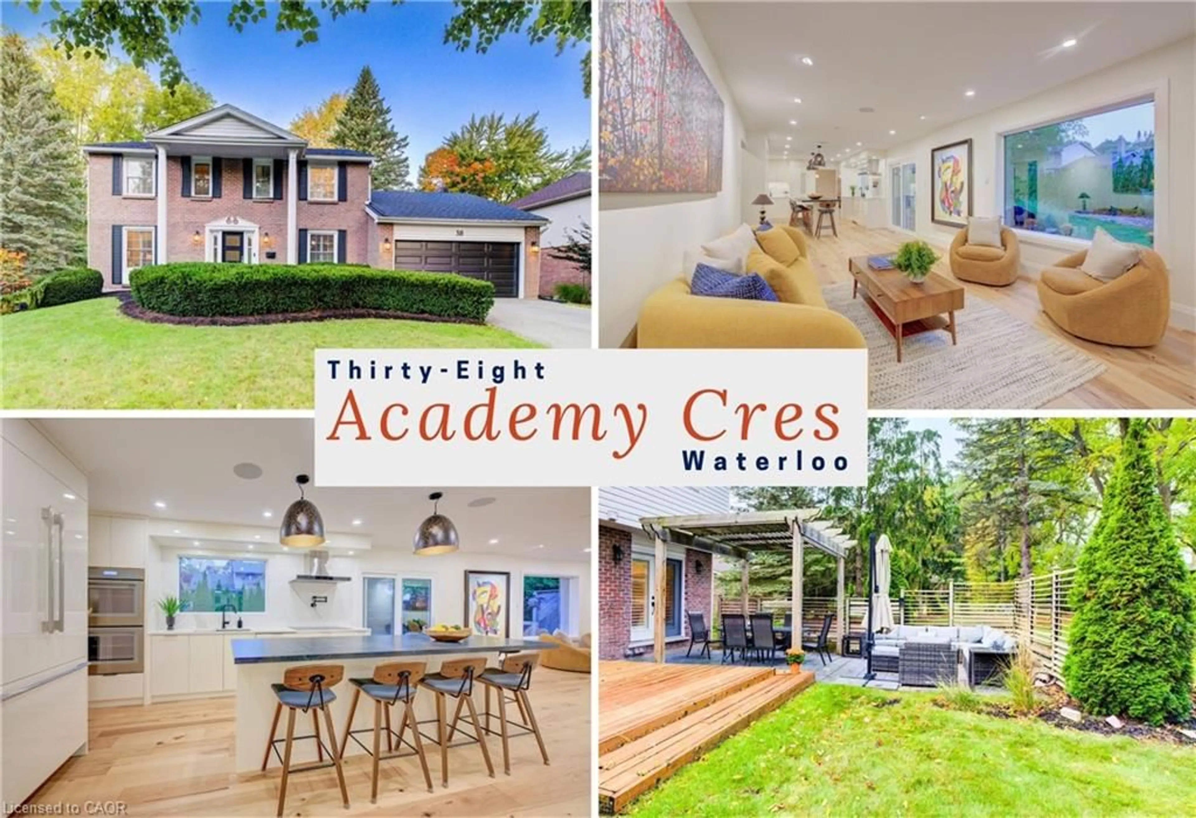 Home with brick exterior material, unknown for 38 Academy Cres, Waterloo Ontario N2L 5H7