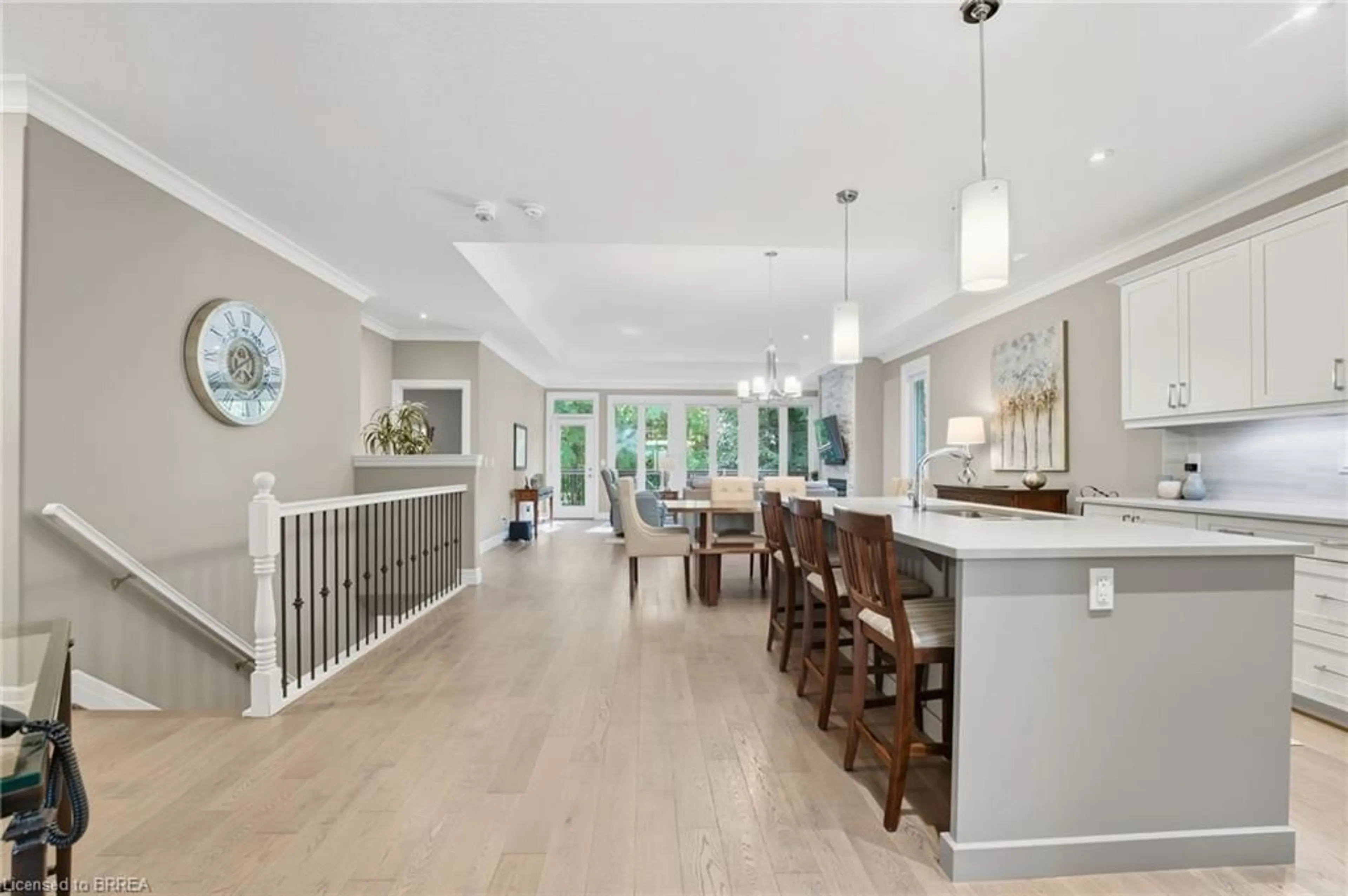 Open concept kitchen, unknown for 19 Sihler Woods, Simcoe Ontario N3Y 0E2
