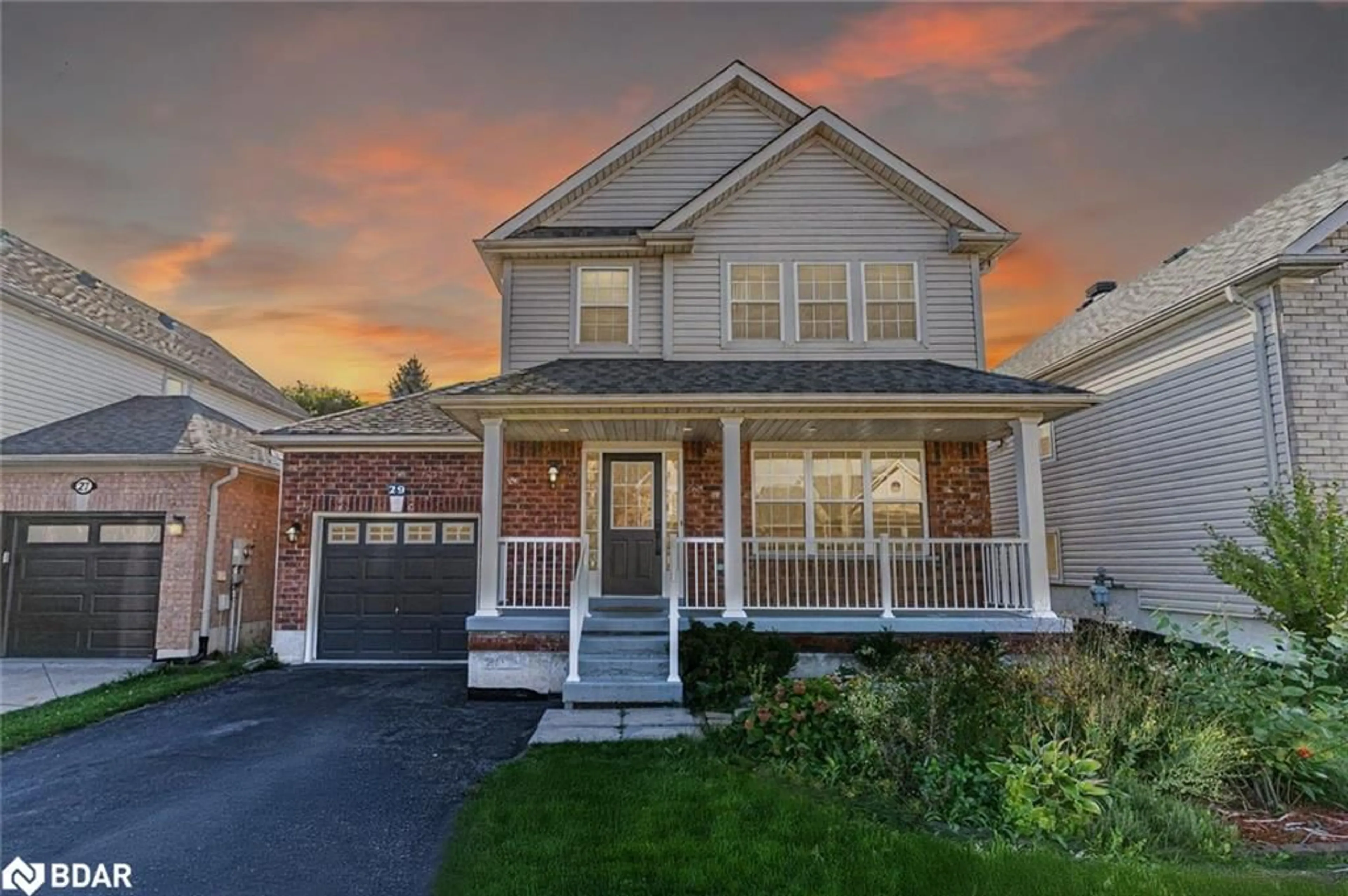 Home with brick exterior material, street for 29 Brookwood Dr, Barrie Ontario L4N 0Z1