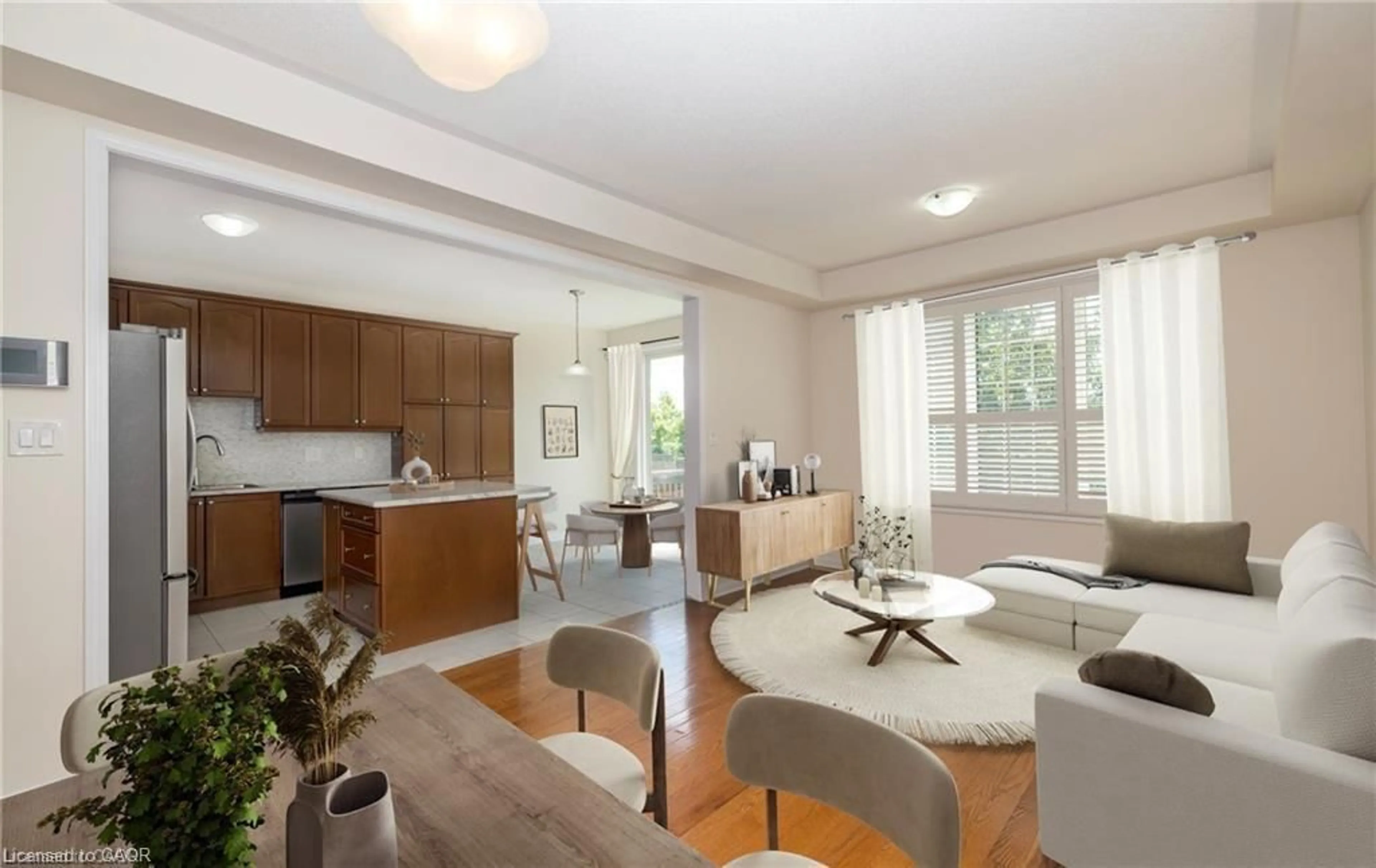 Open concept kitchen, unknown for 4 Robert Parkinson Dr, Brampton Ontario L7A 0Y3