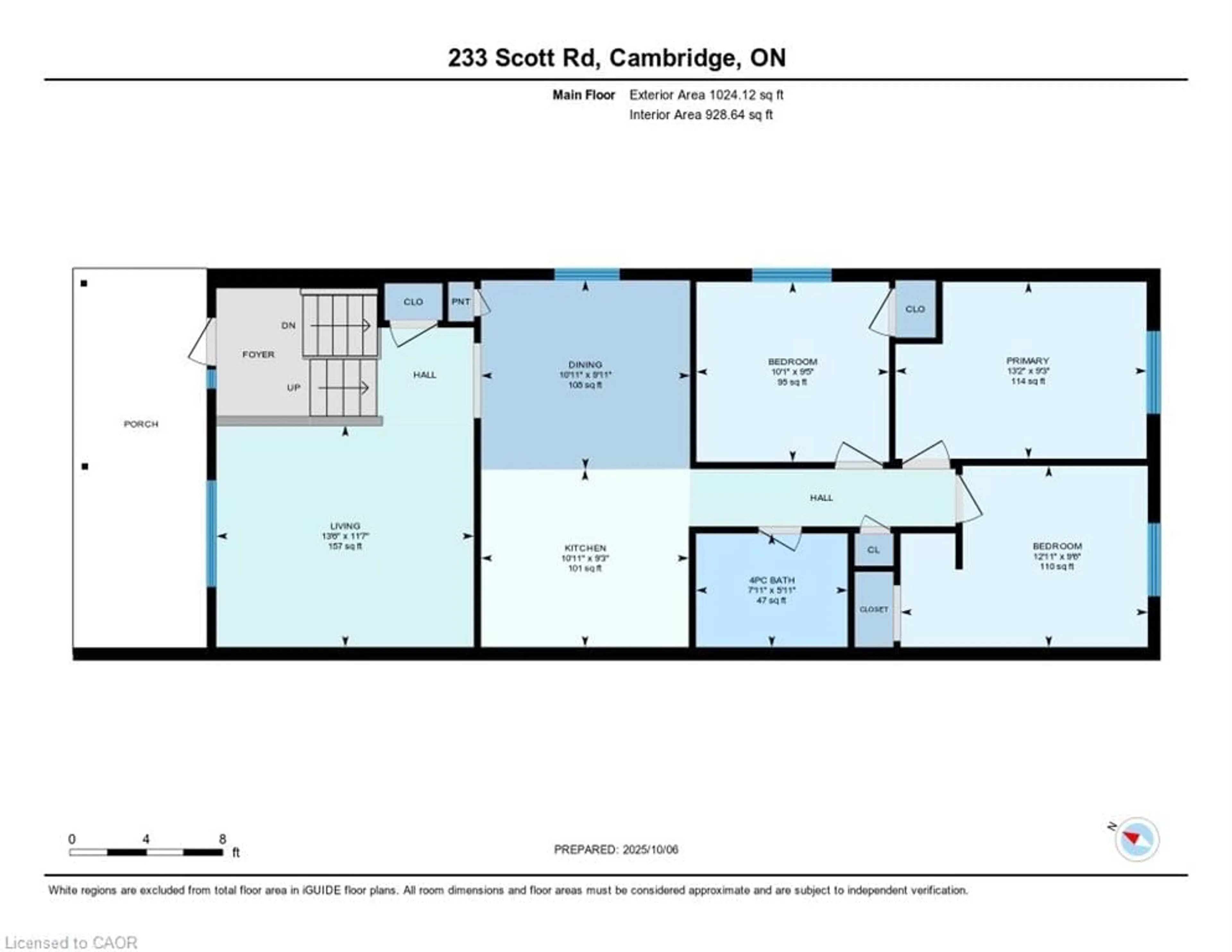 Floor plan for 233 Scott Rd, Cambridge Ontario N3C 3K6