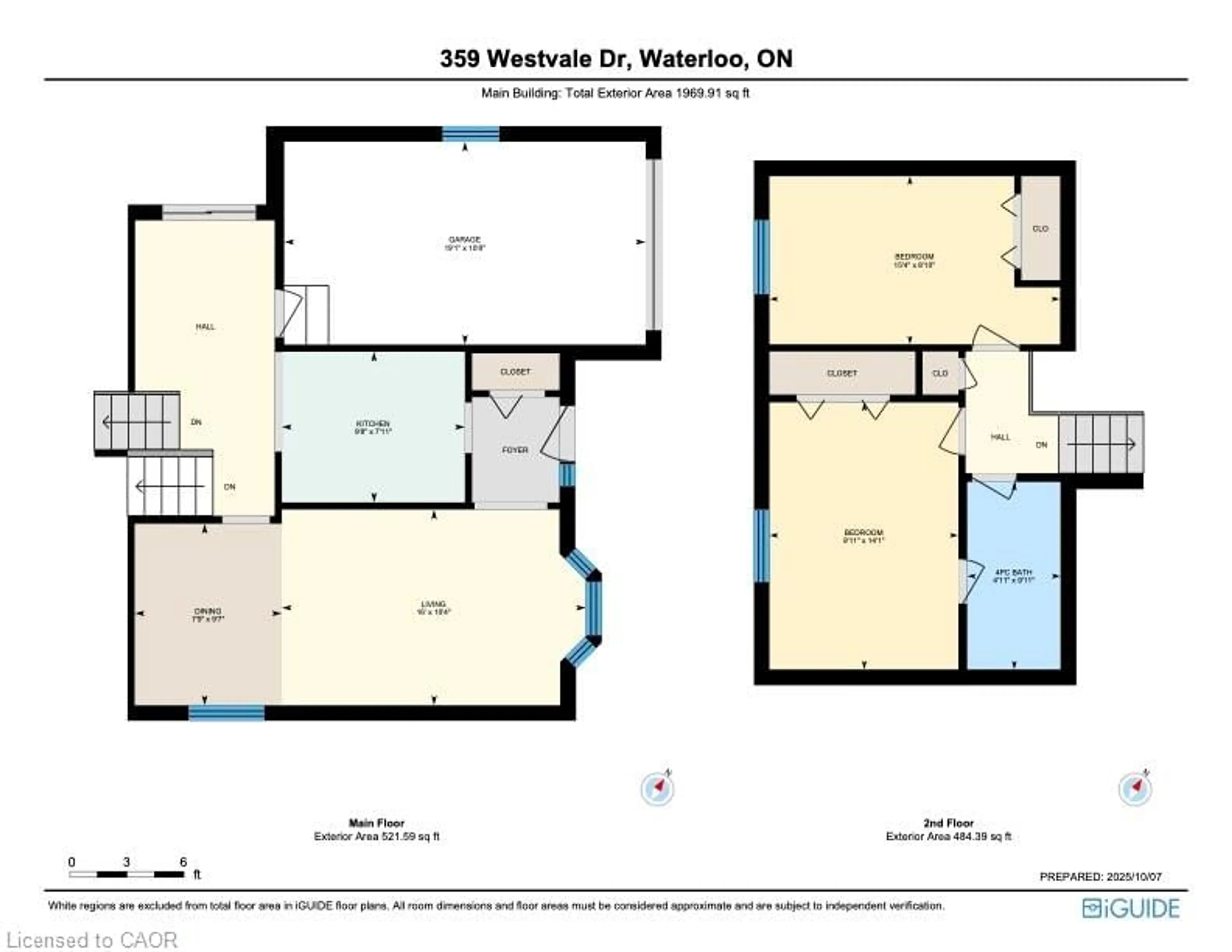 Floor plan for 359 Westvale Dr, Waterloo Ontario N2T 2M6