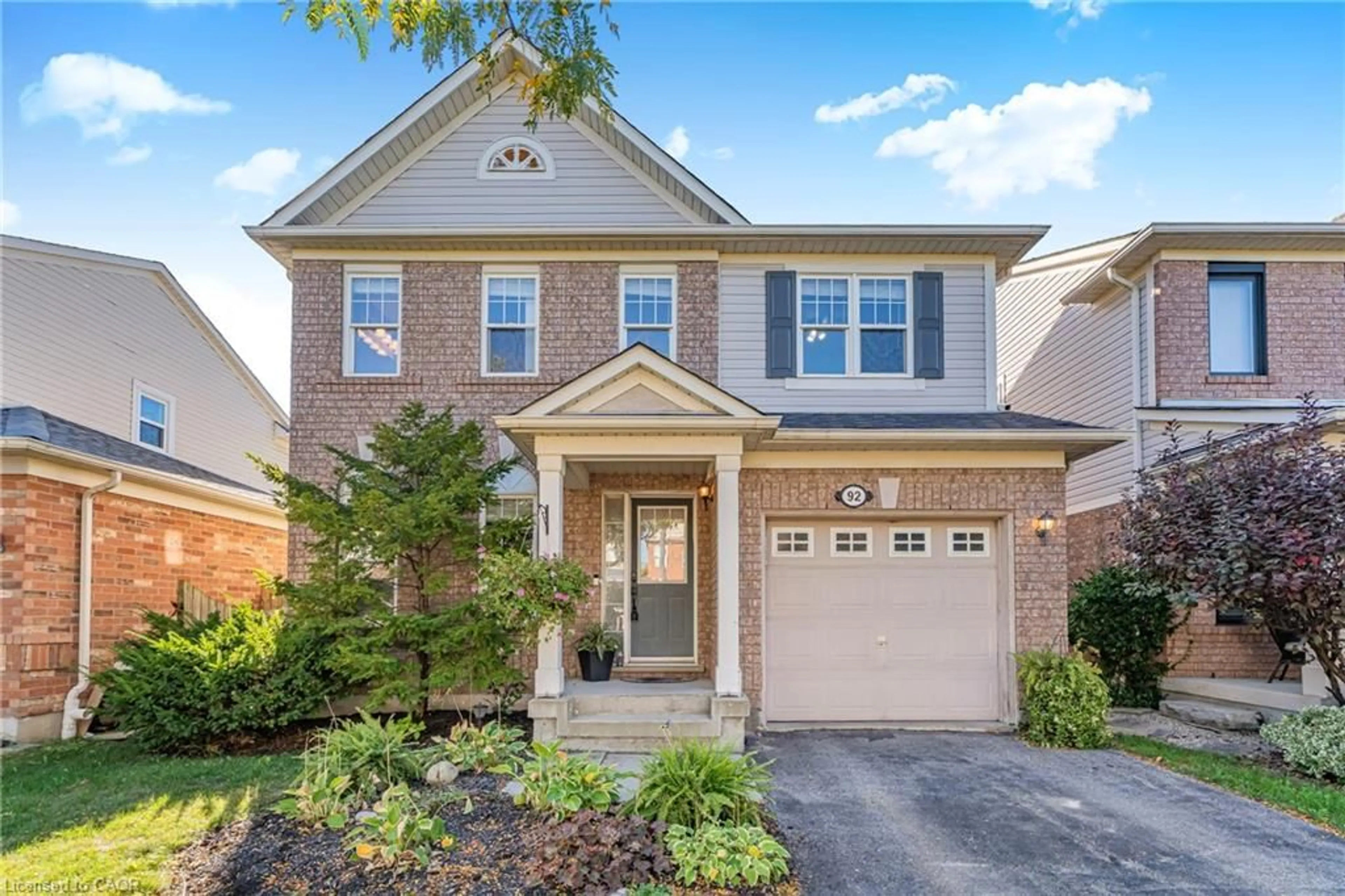 Home with brick exterior material, street for 92 Baggs Cres, Cambridge Ontario N1T 2E8