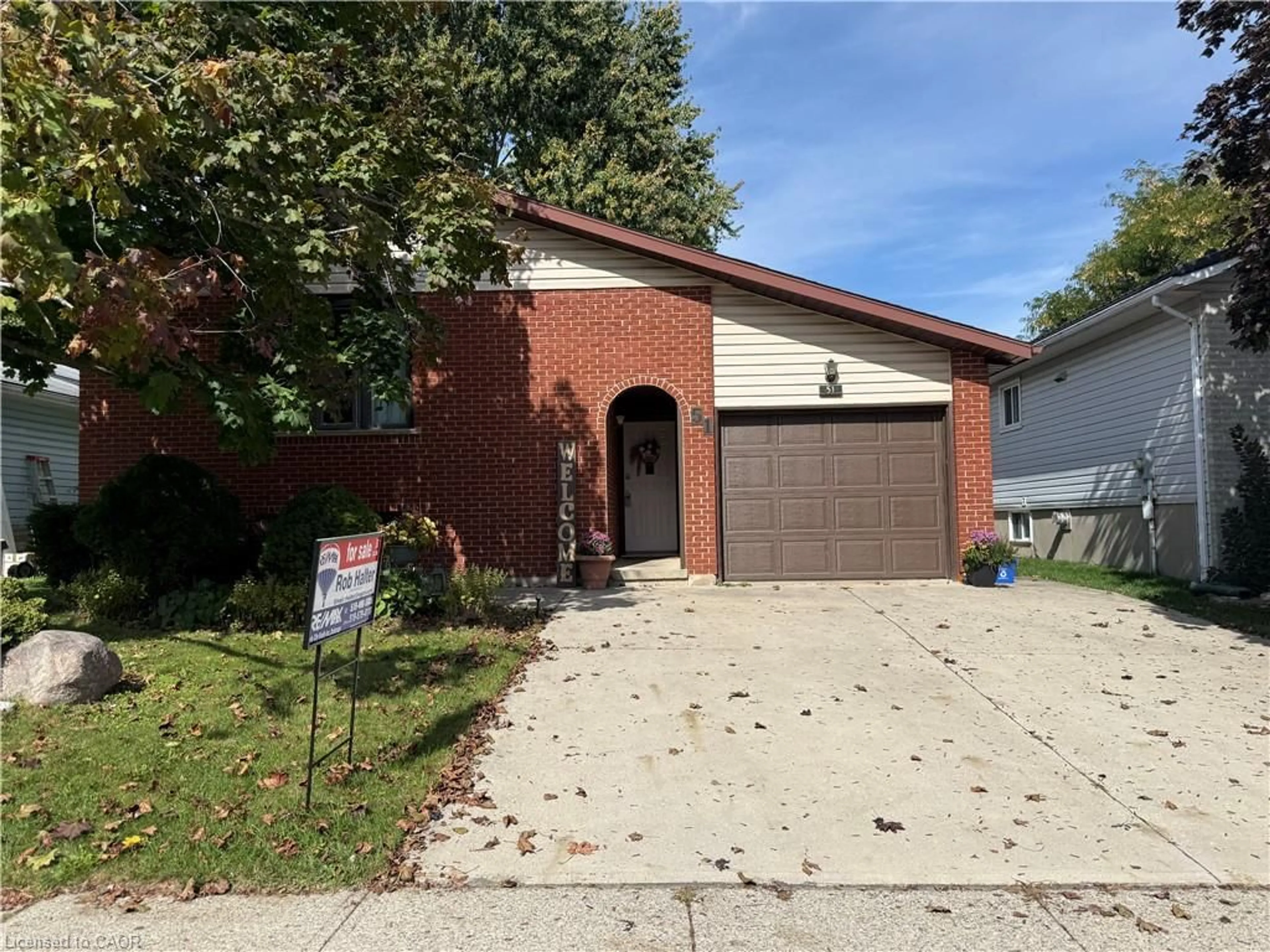 Home with brick exterior material, street for 51 Memory Lane, Cambridge Ontario N3C 3W9