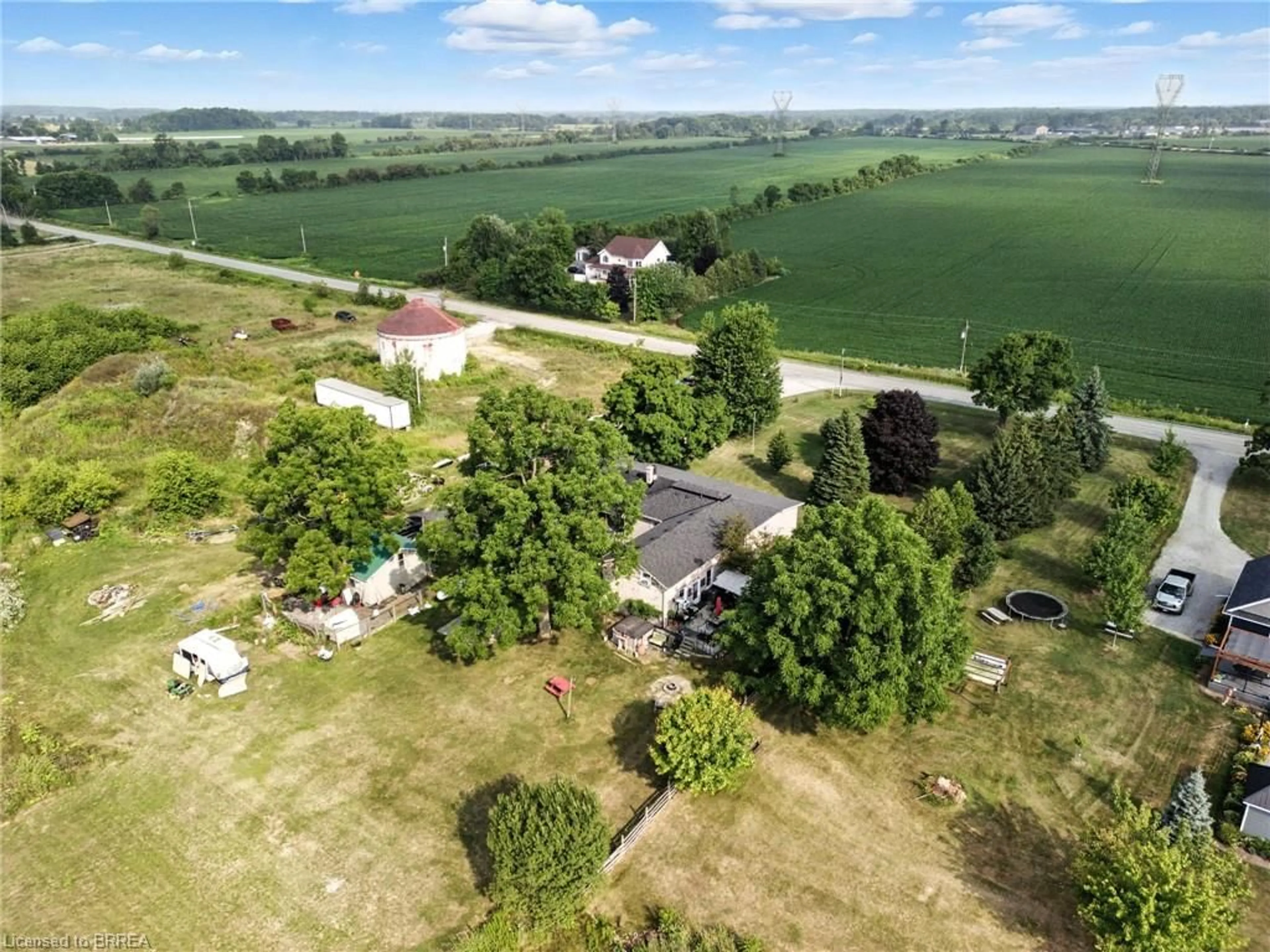 A pic from outside/outdoor area/front of a property/back of a property/a pic from drone, unknown for 742 Conc 14 Walpole, Hagersville Ontario N0A 1H0
